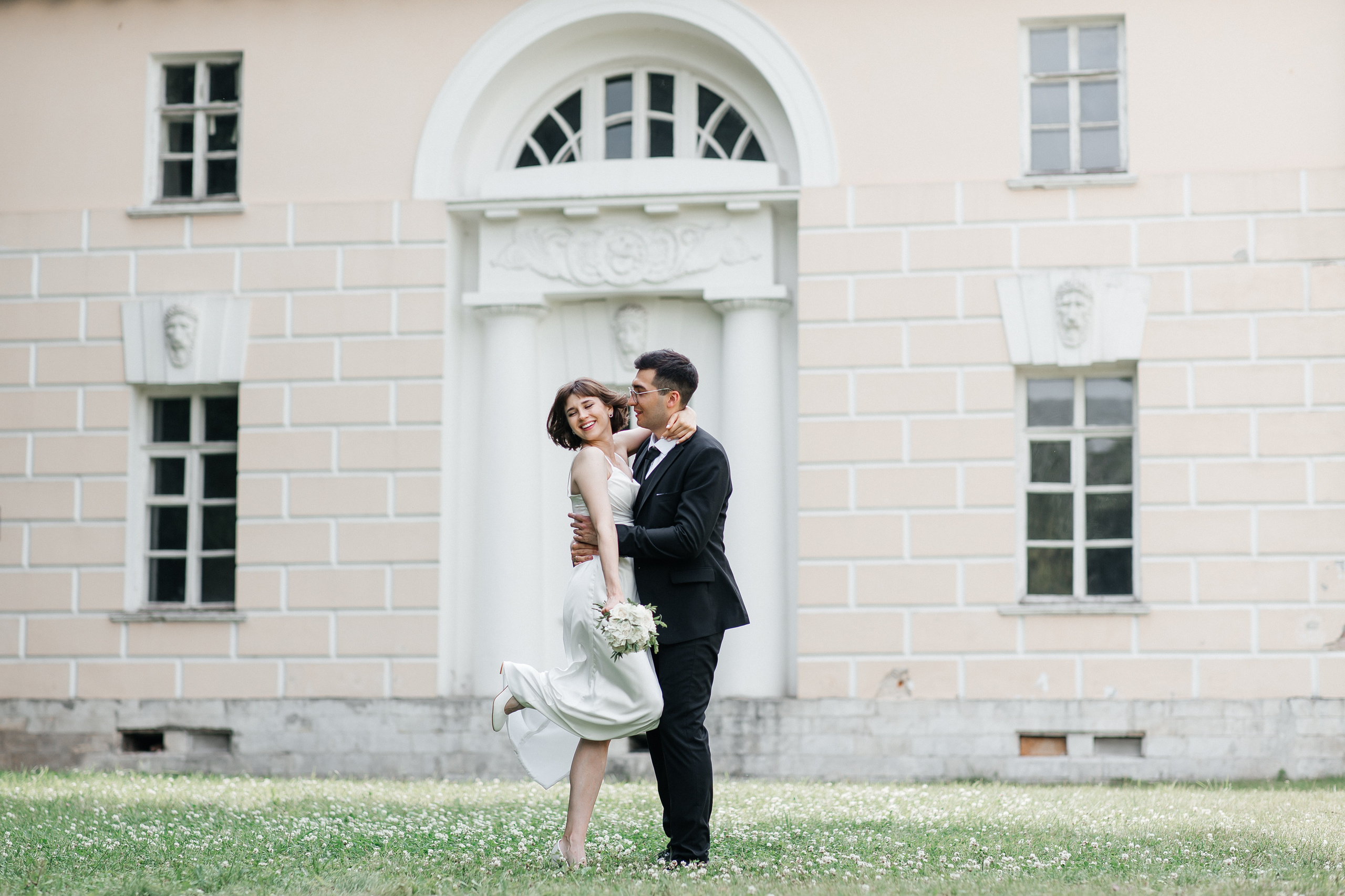 Свадебная фотосессия в парке Кузьминки