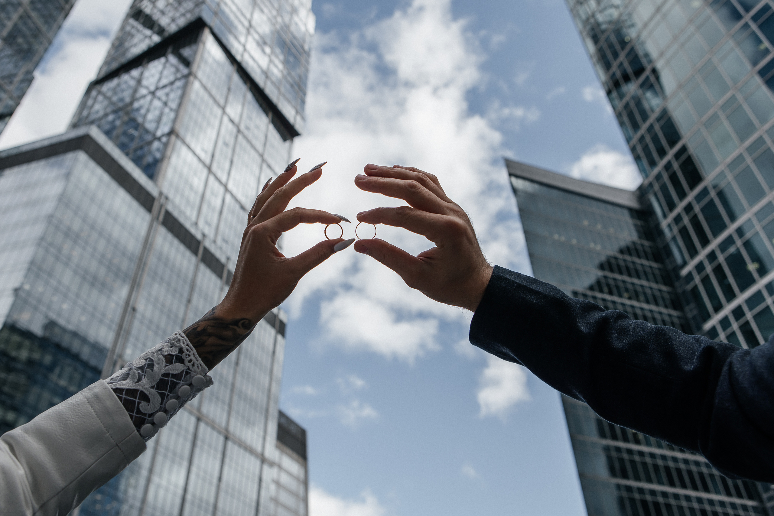 Свадебная фотосессия Москва-Сити