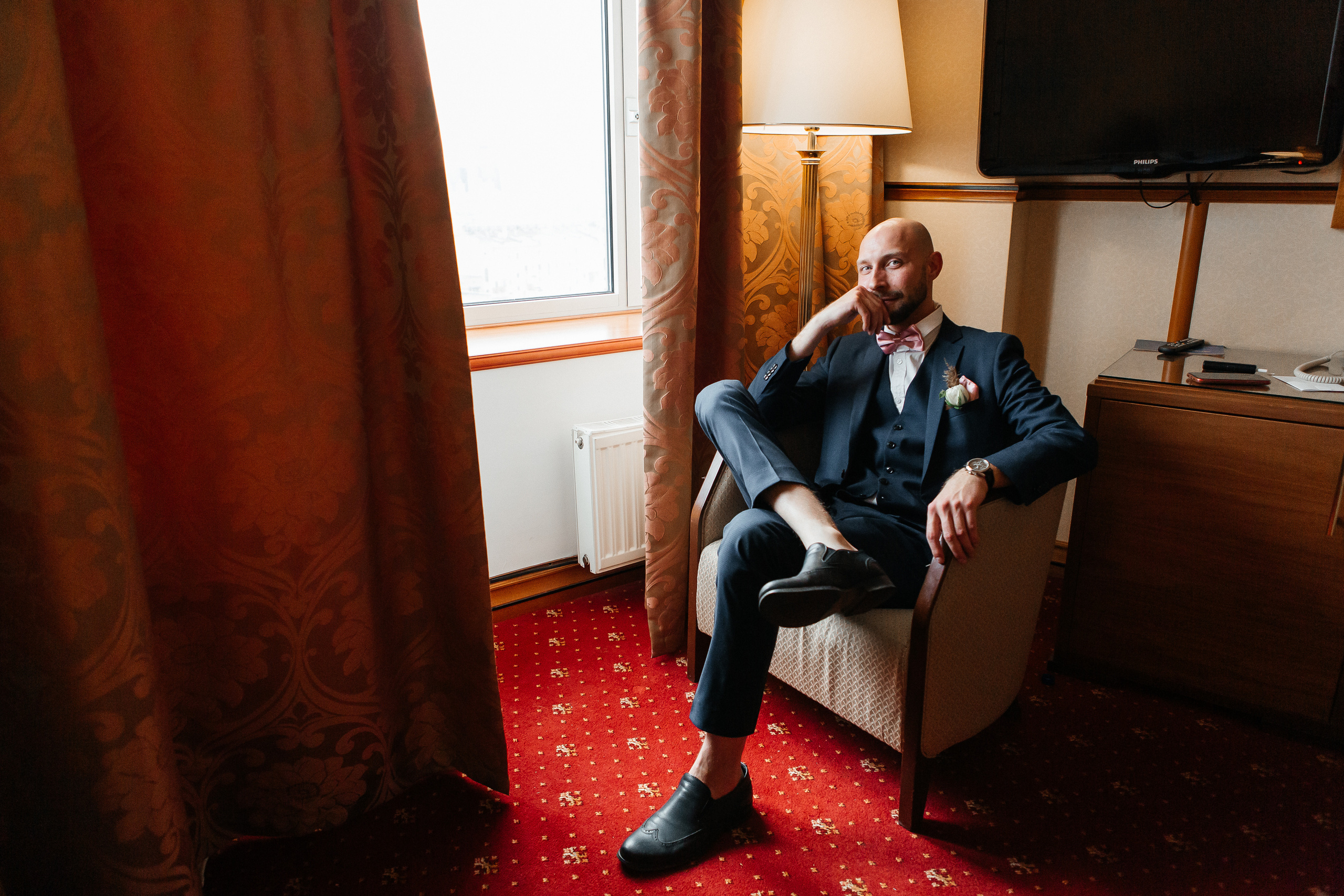 Сборы жениха в отеле Золотое кольцо