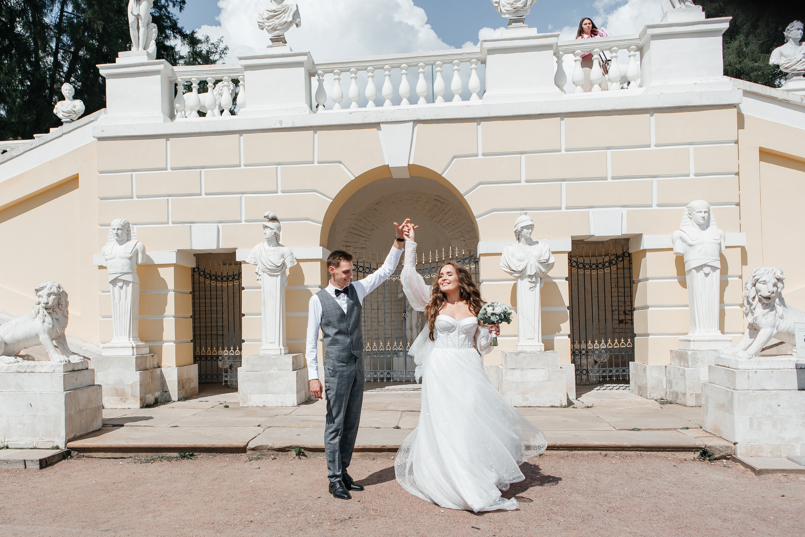 Свадебная фотосессия в усадьбе Архангельское