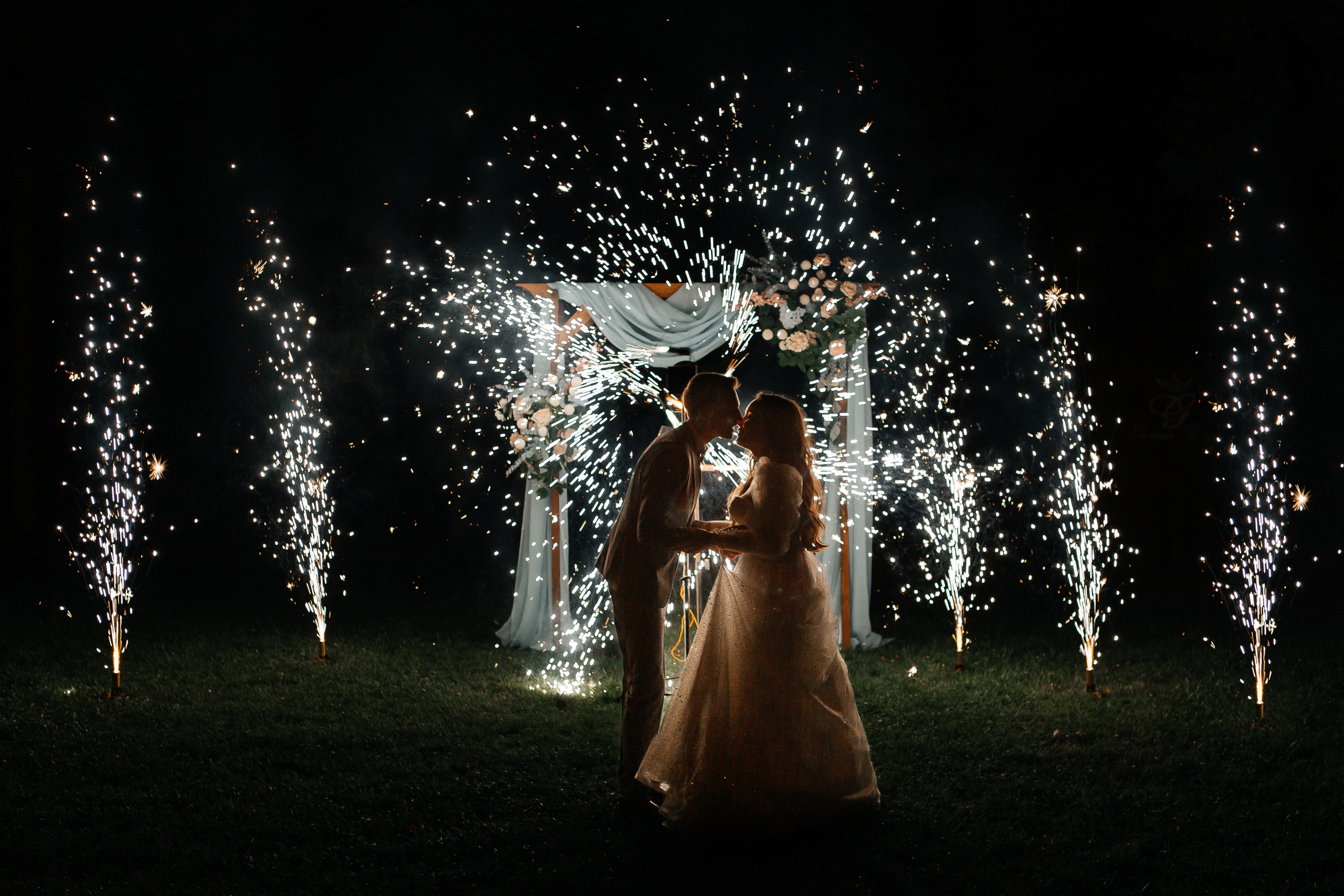 Холодные фонтаны в Голицын Клуб