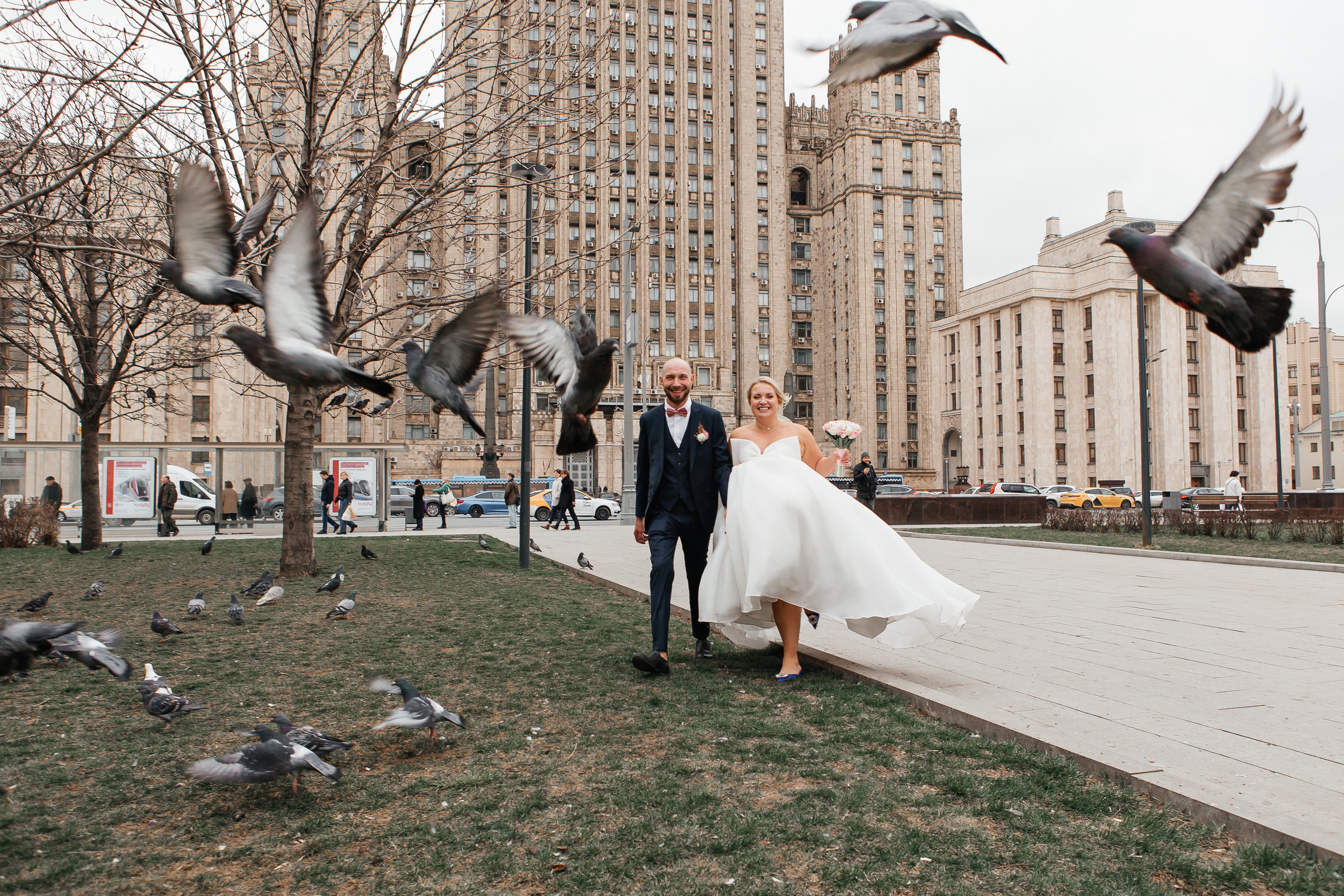 Свадебная фотосессия в отеле Золотое кольцо и ресторане Турандот. Свадебный фотограф в Москве Дарья Олендарёва