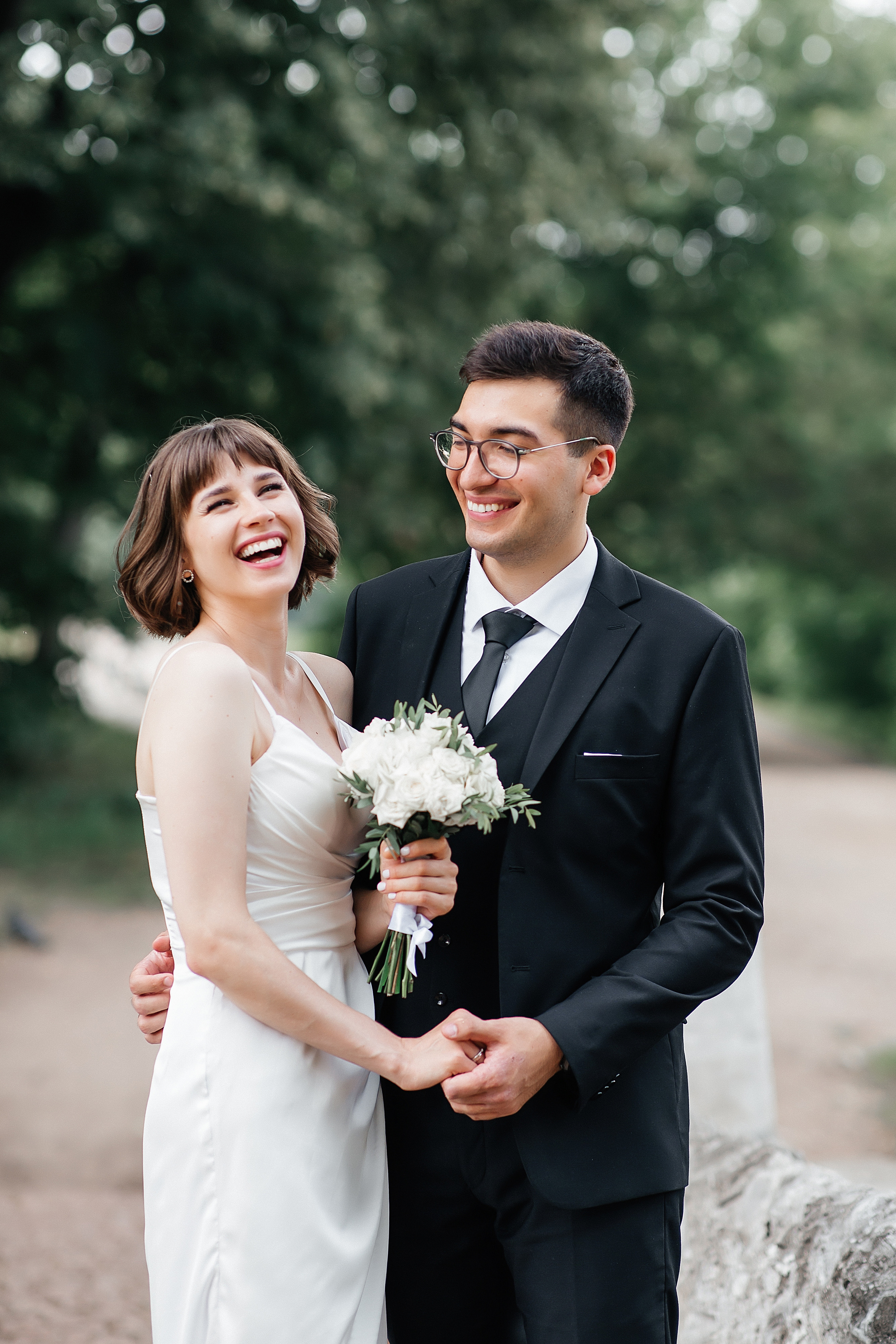 Свадебная фотосессия в парке Кузьминки