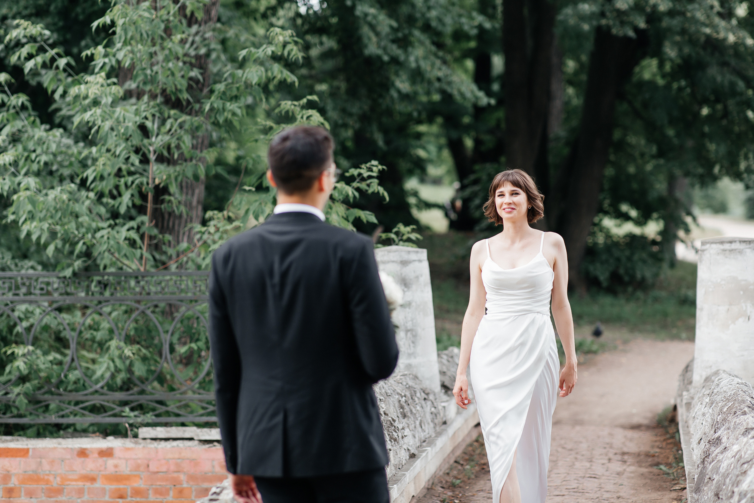 Свадебная фотосессия в парке Кузьминки