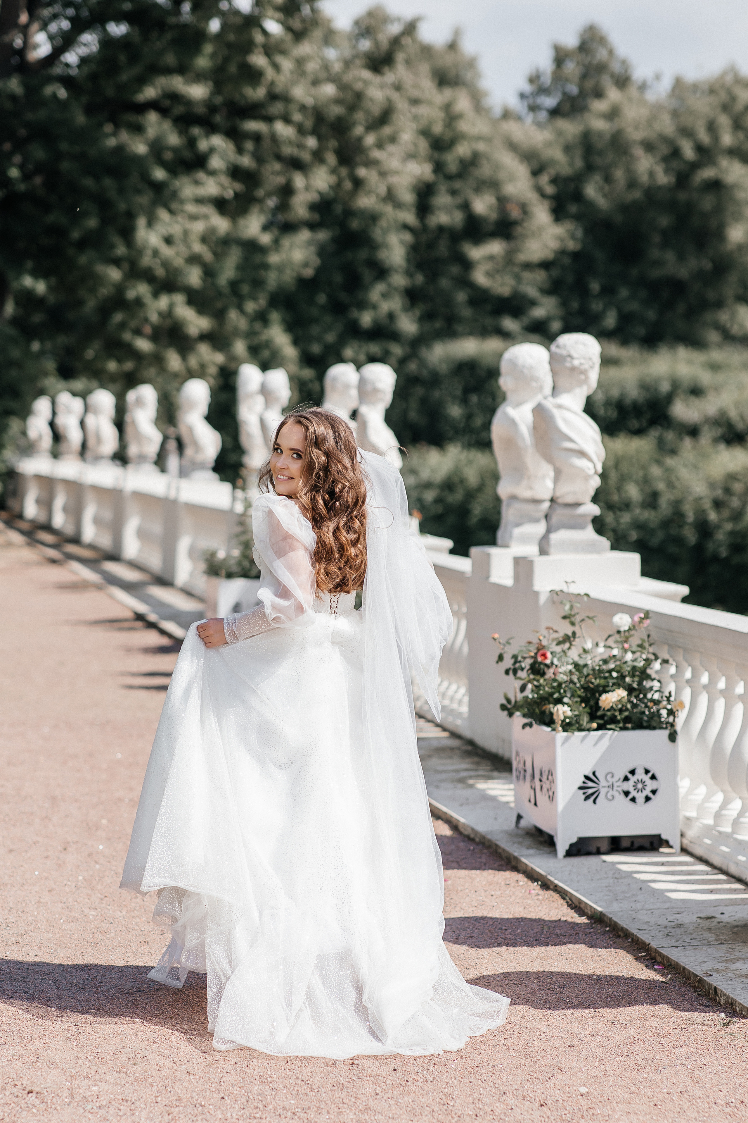 Свадебная фотосессия в усадьбе Архангельское