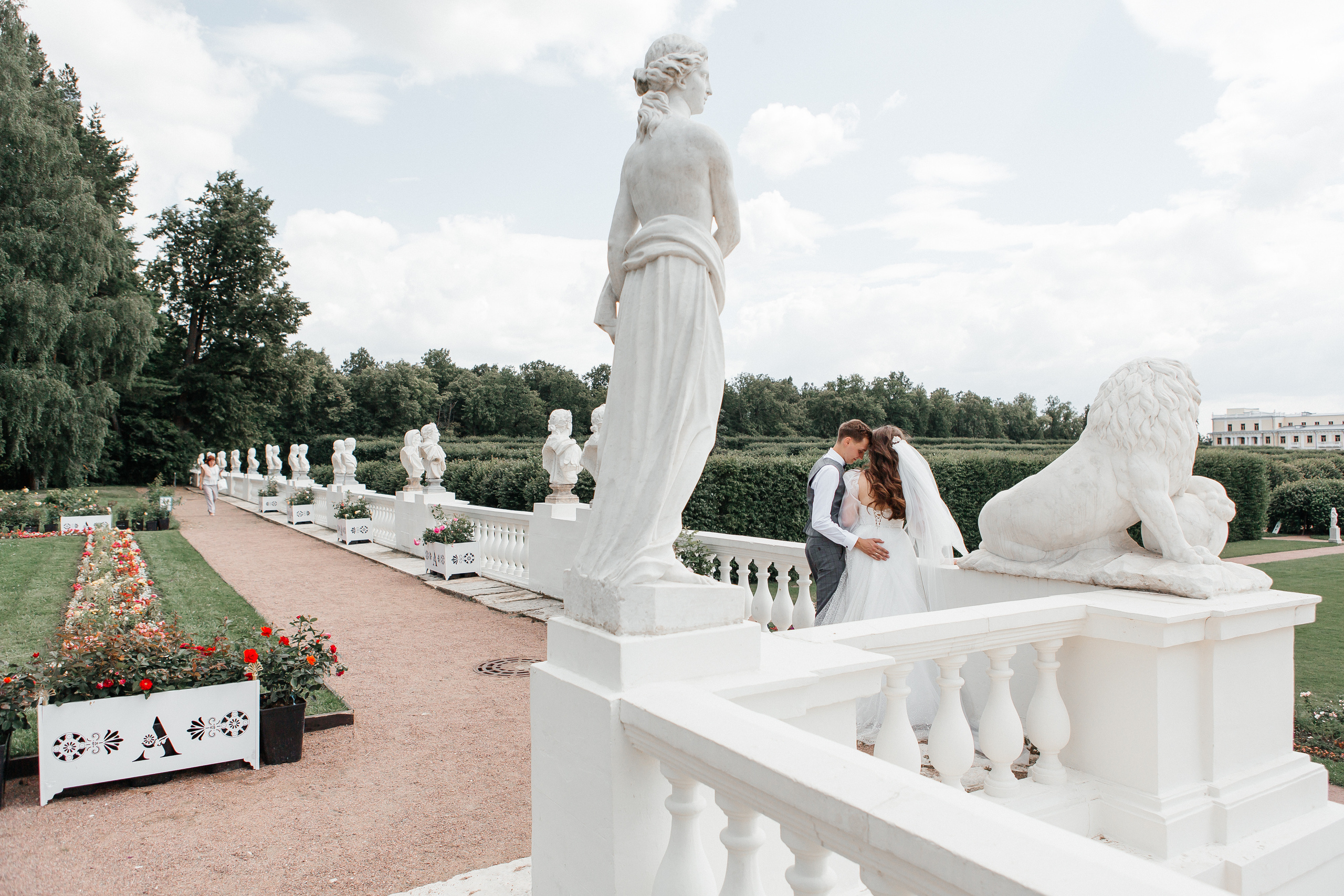 Свадебная фотосессия в усадьбе Архангельское