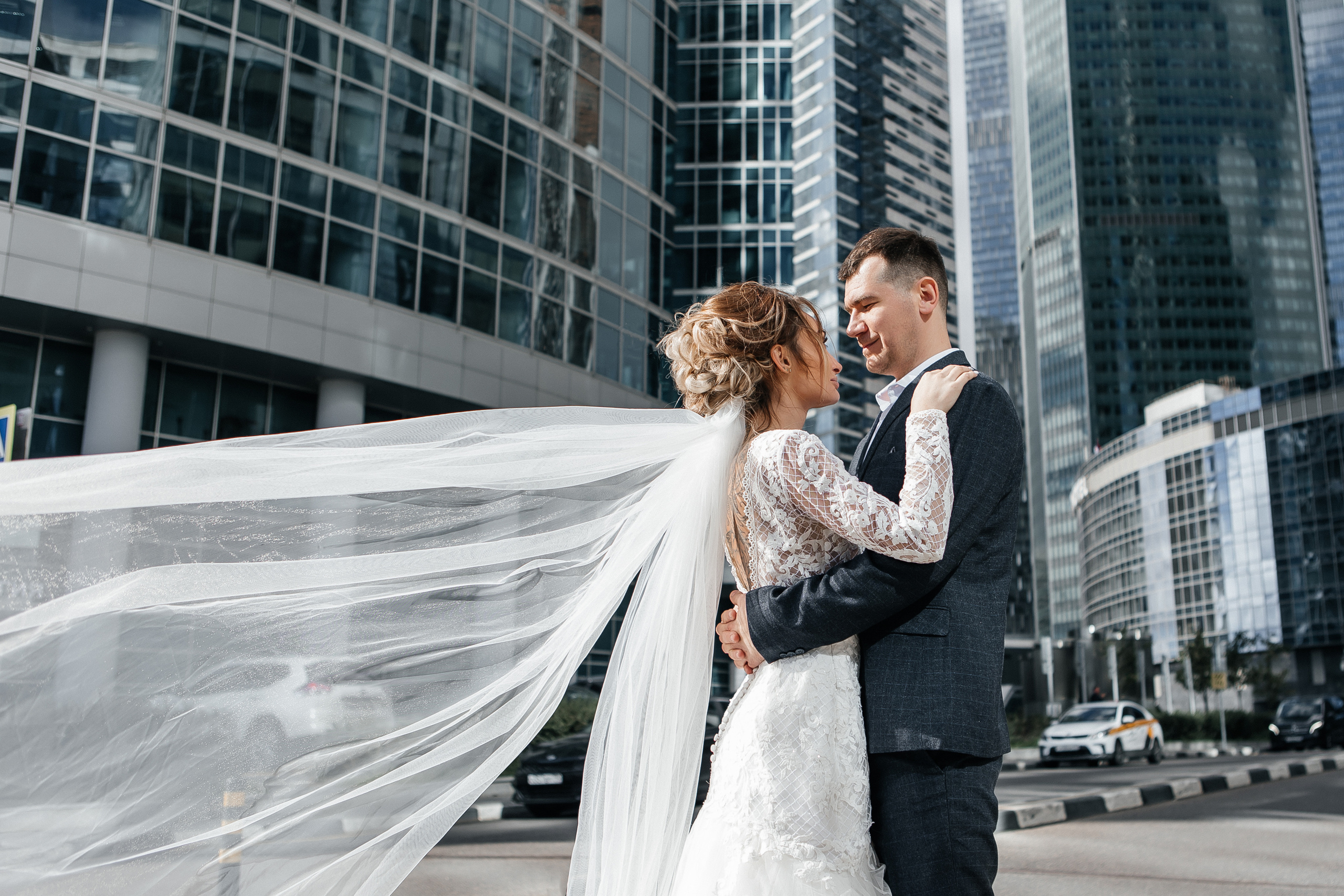 Свадебная фотосессия Москва-Сити