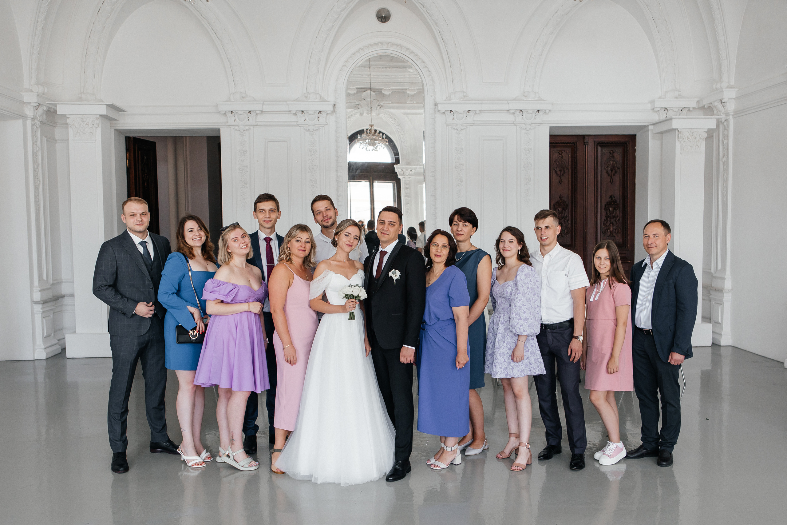 Регистрация брака в особняке Спиридонова. Свадебный фотограф в Москве Дарья Олендарёва