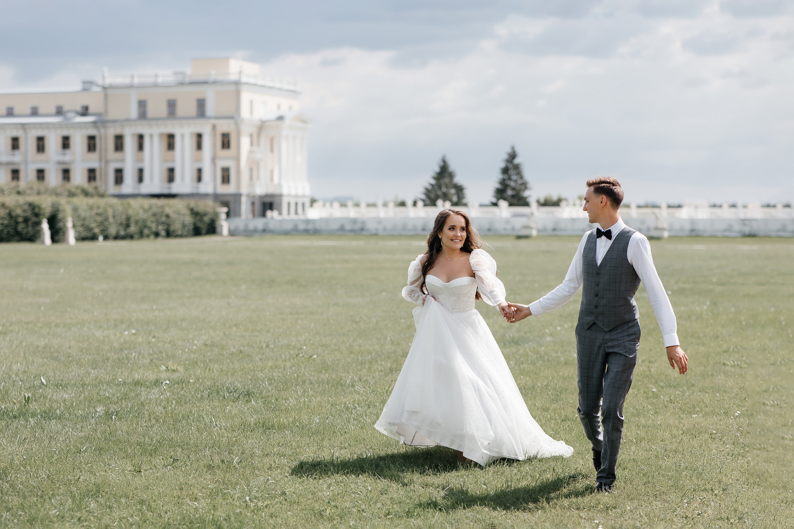 Свадебная фотосессия в усадьбе Архангельское