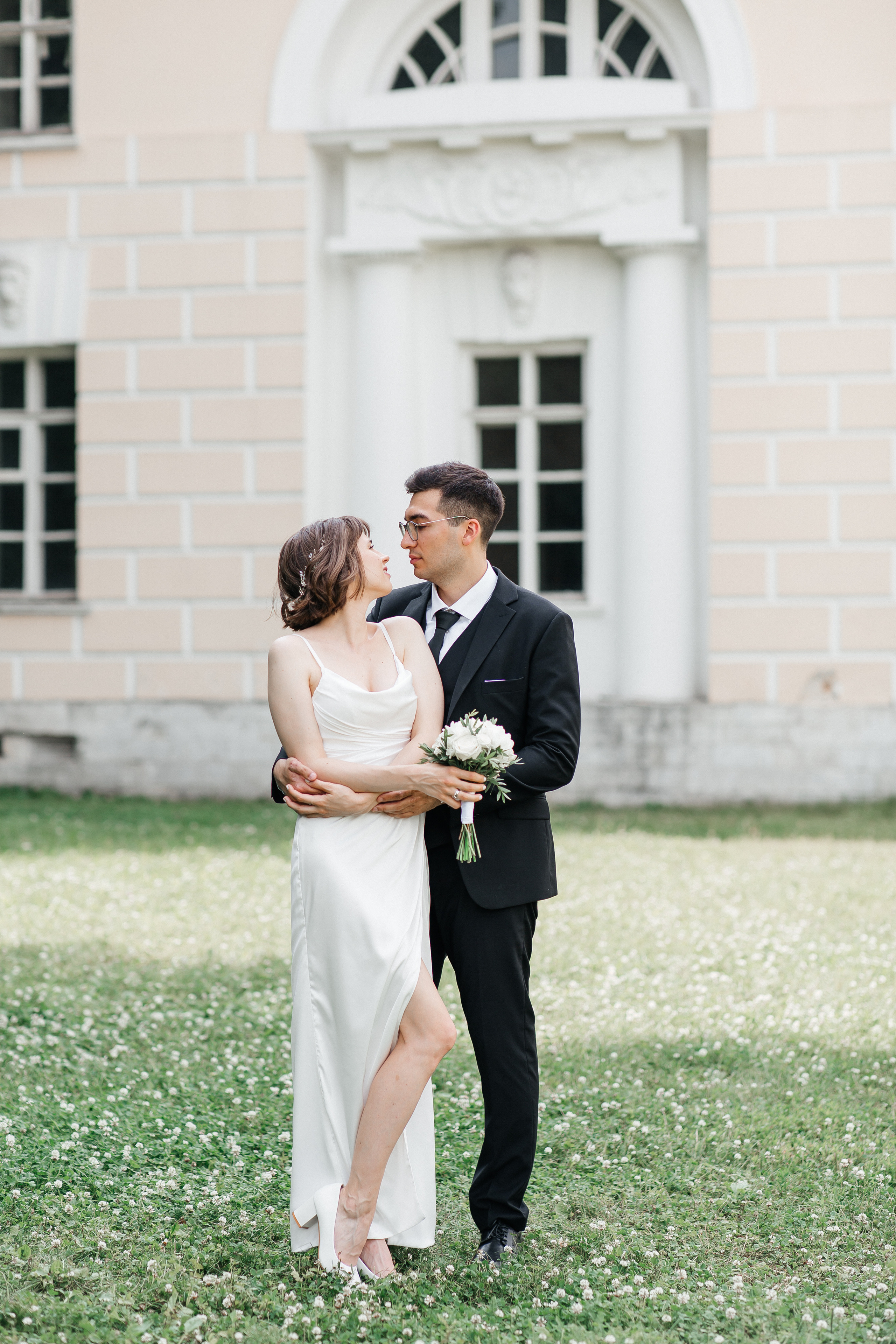 Свадебная фотосессия в парке Кузьминки