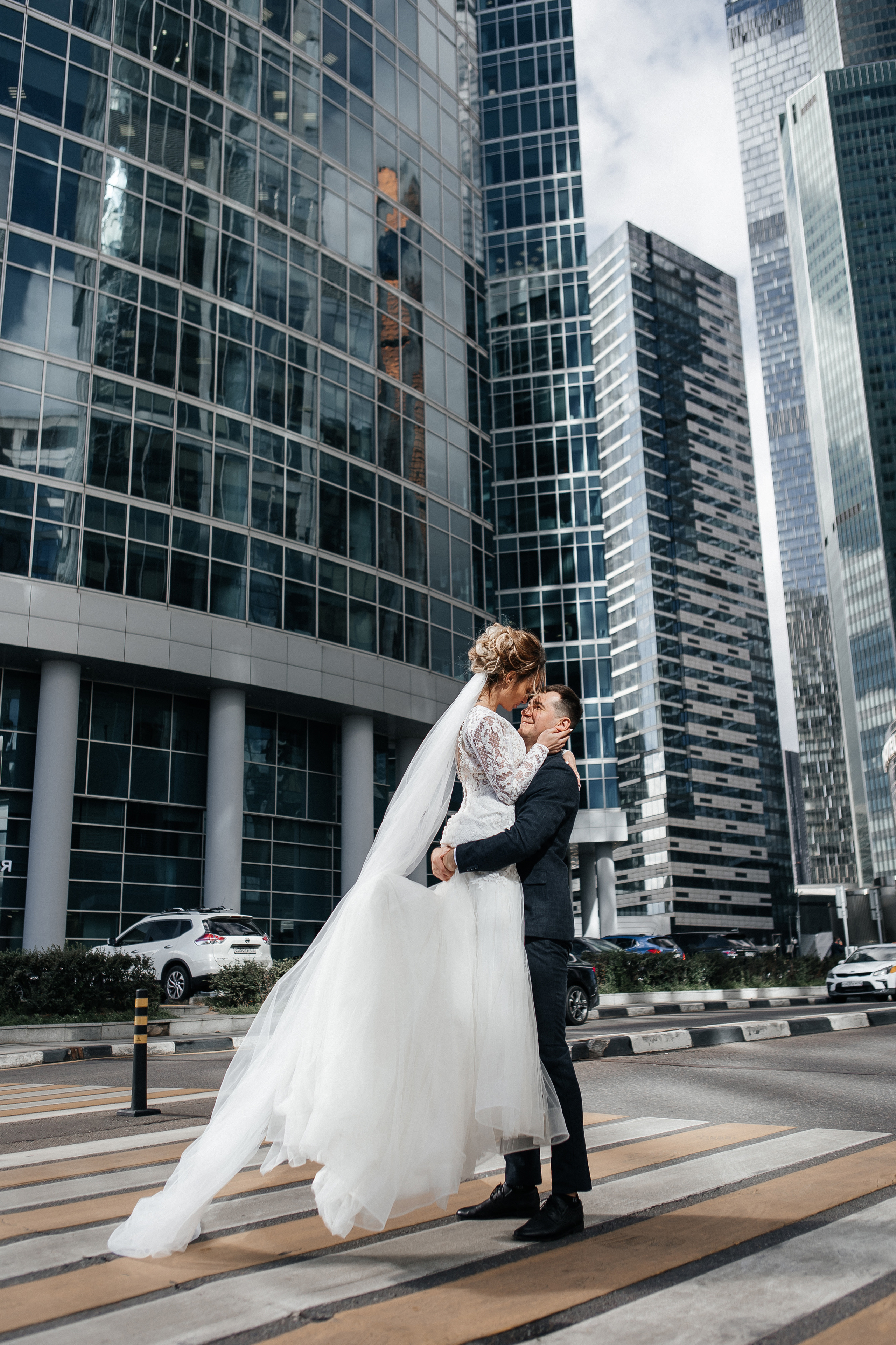 Свадебная фотосъёмка в Москве-Сити