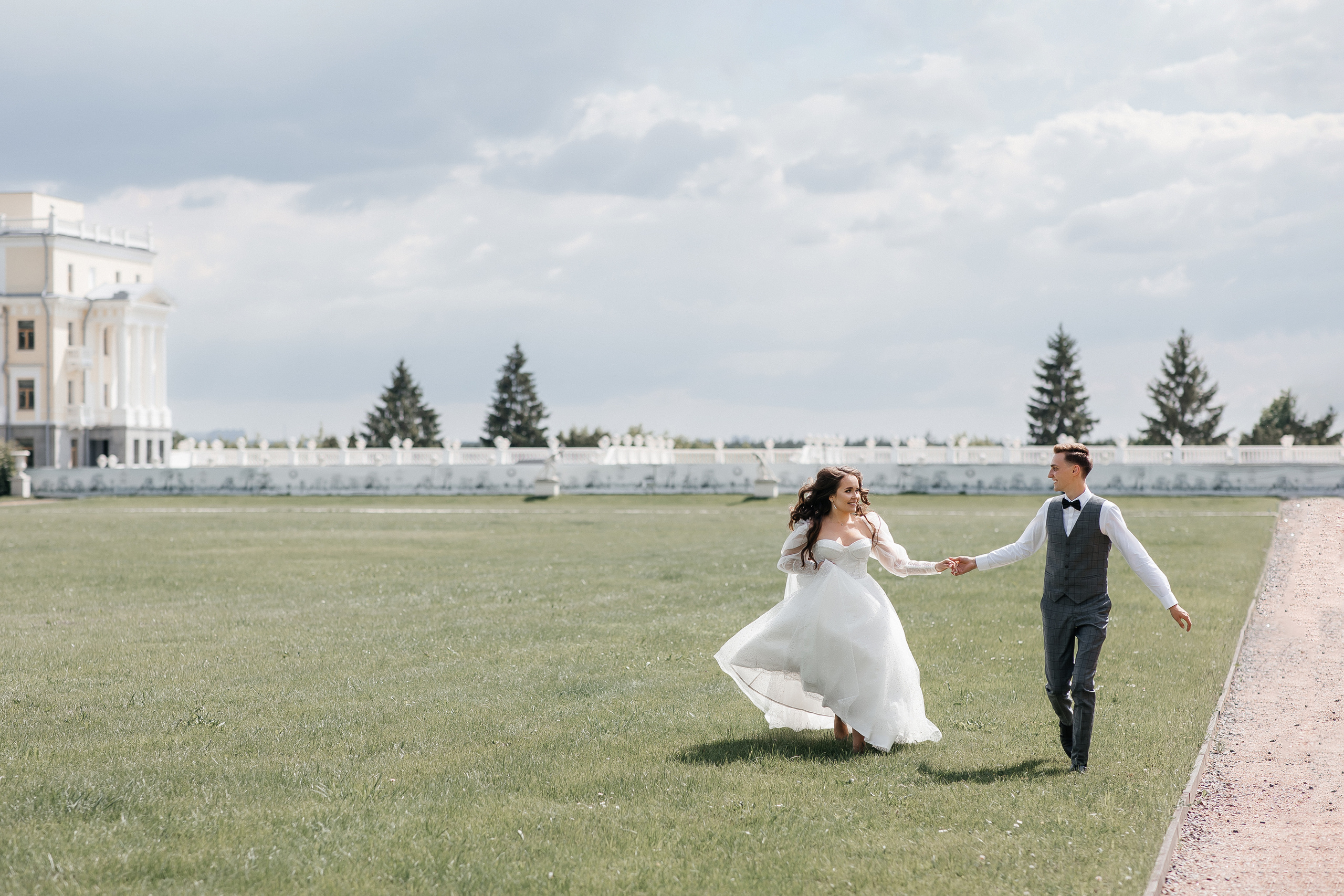 Свадебная фотосессия в усадьбе Архангельское