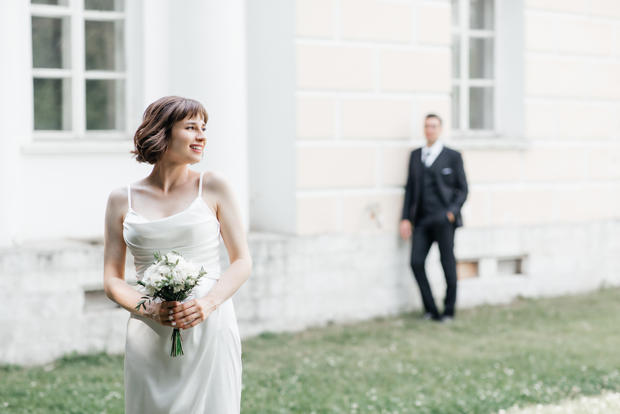 Свадебная фотосессия в парке Кузьминки