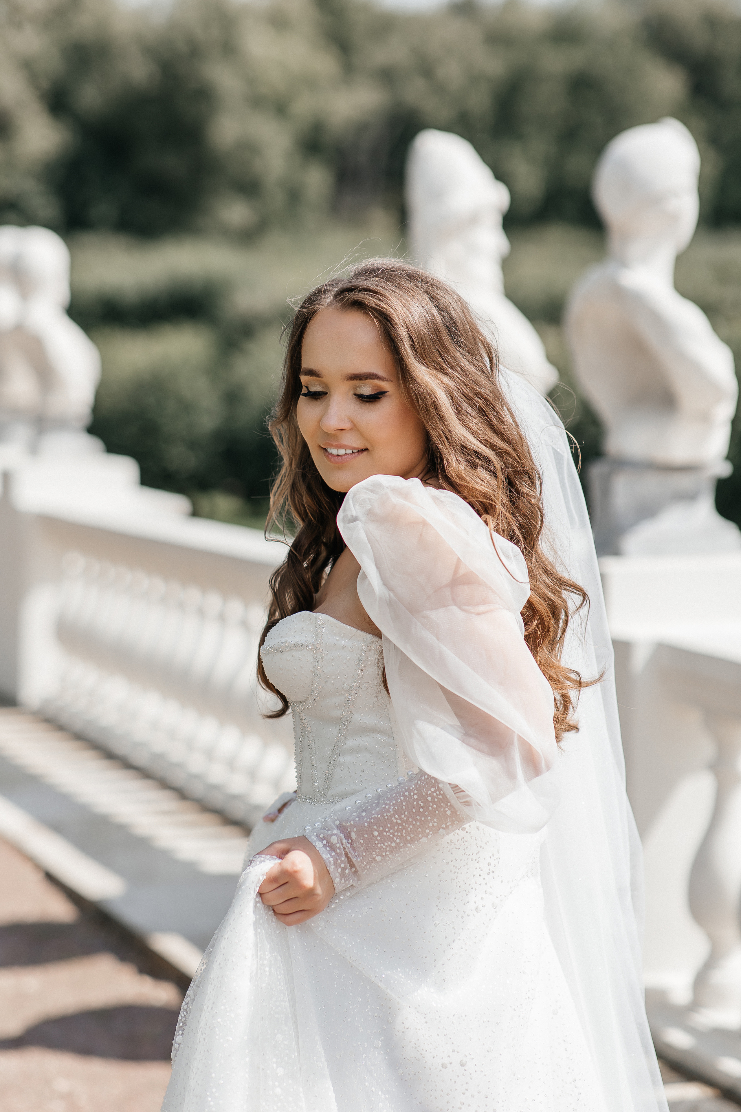 Свадебная фотосессия в усадьбе Архангельское