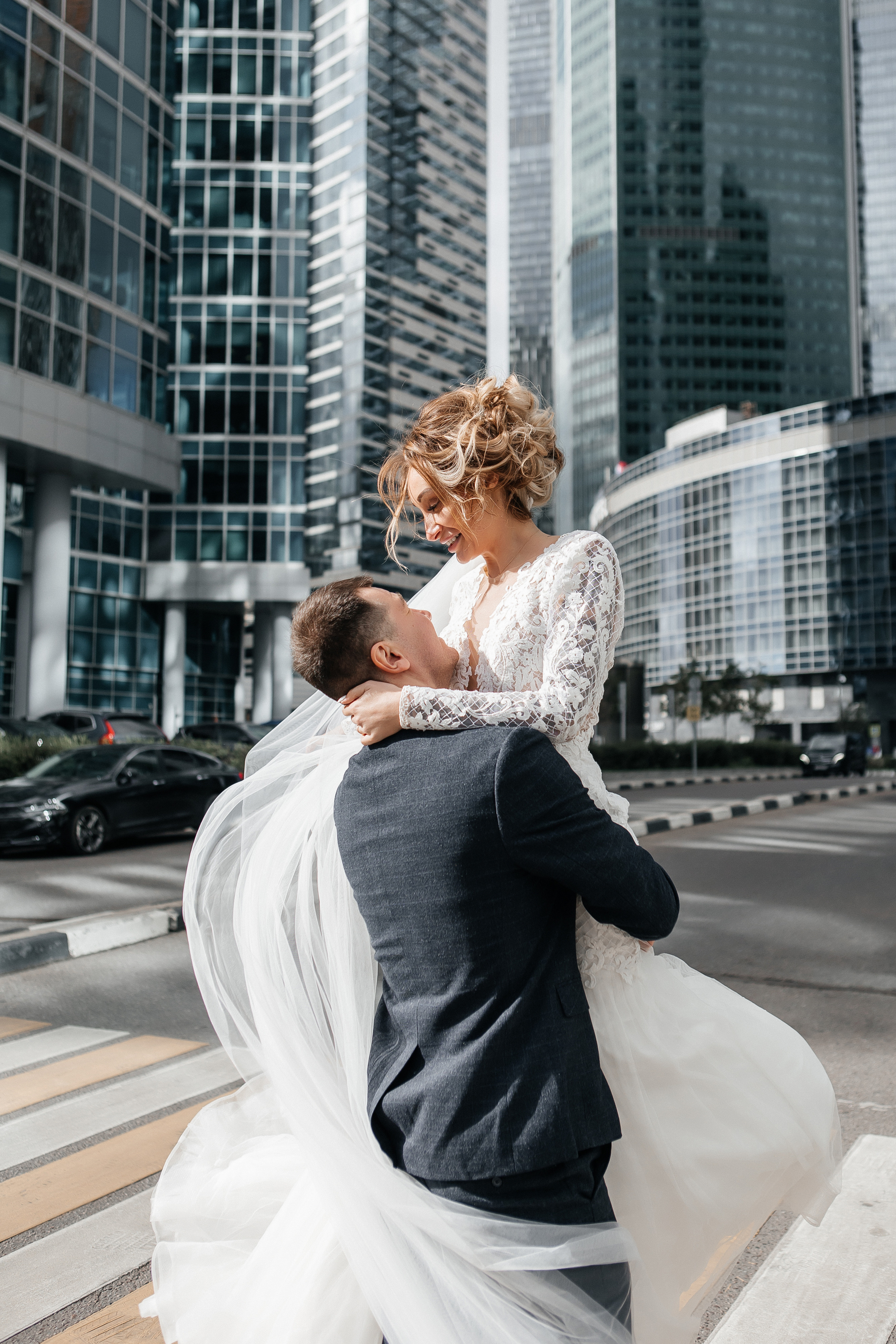 Свадебная фотосъёмка в Москве-Сити