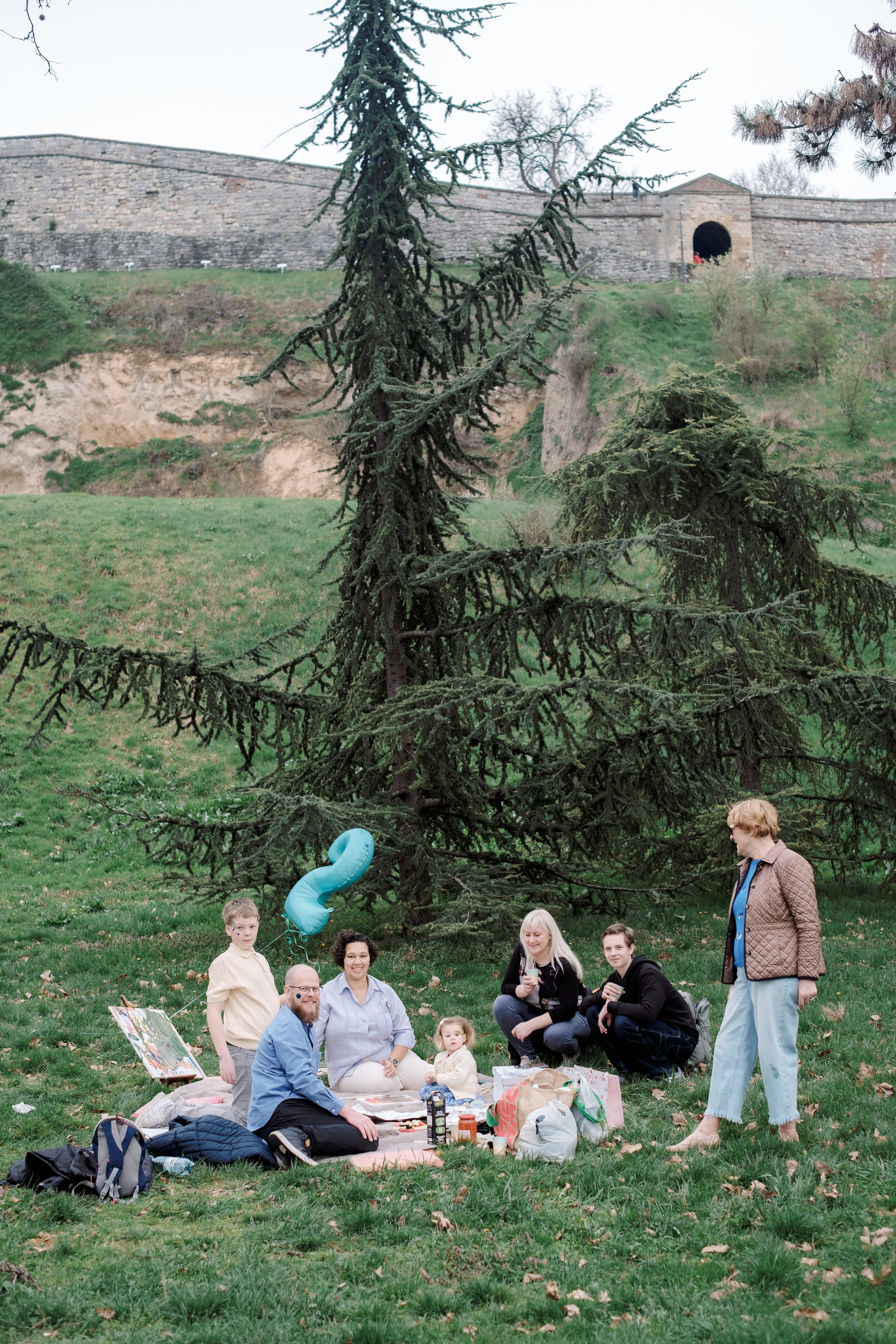 Пикник у Калемегдана. Фотограф в Белграде