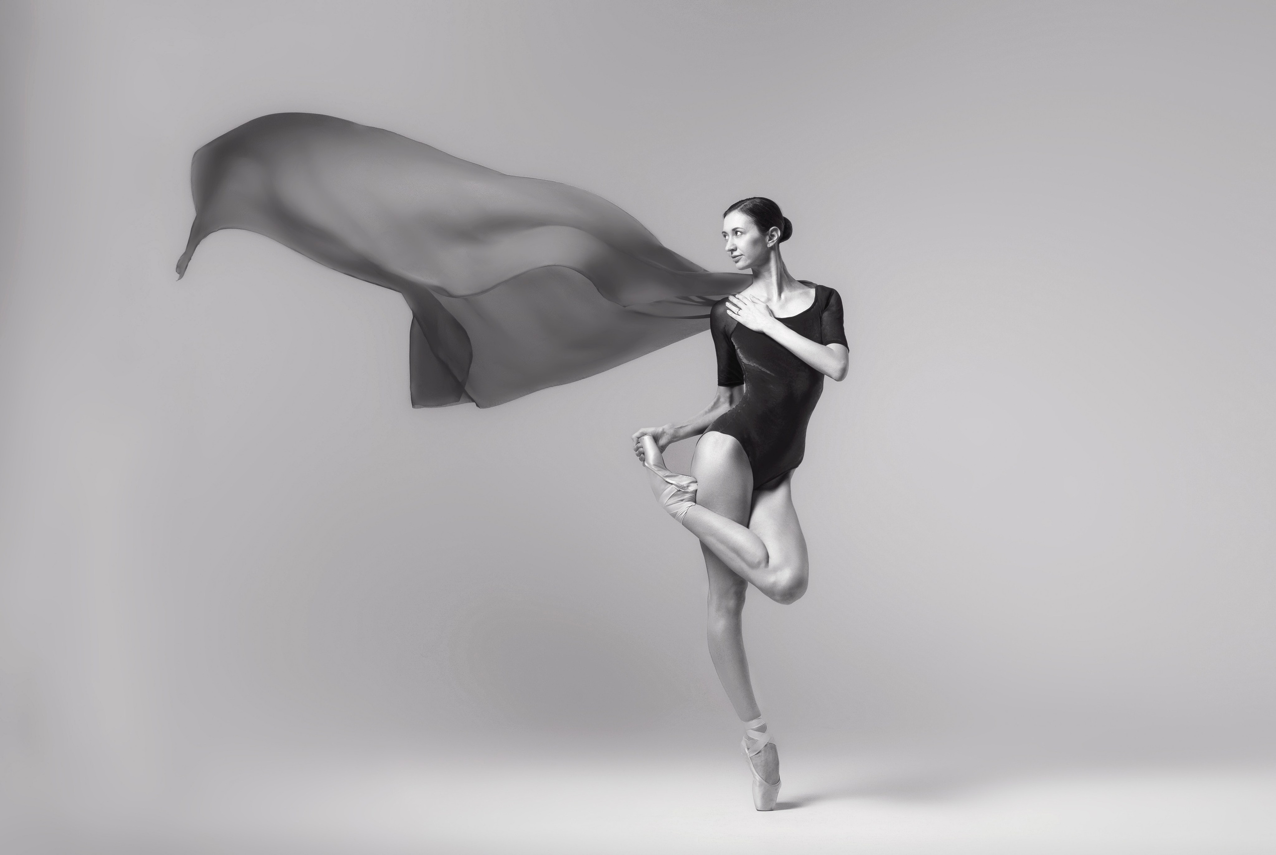 Анна ч\б версия. Балетный фотограф Москва Майоров Николай