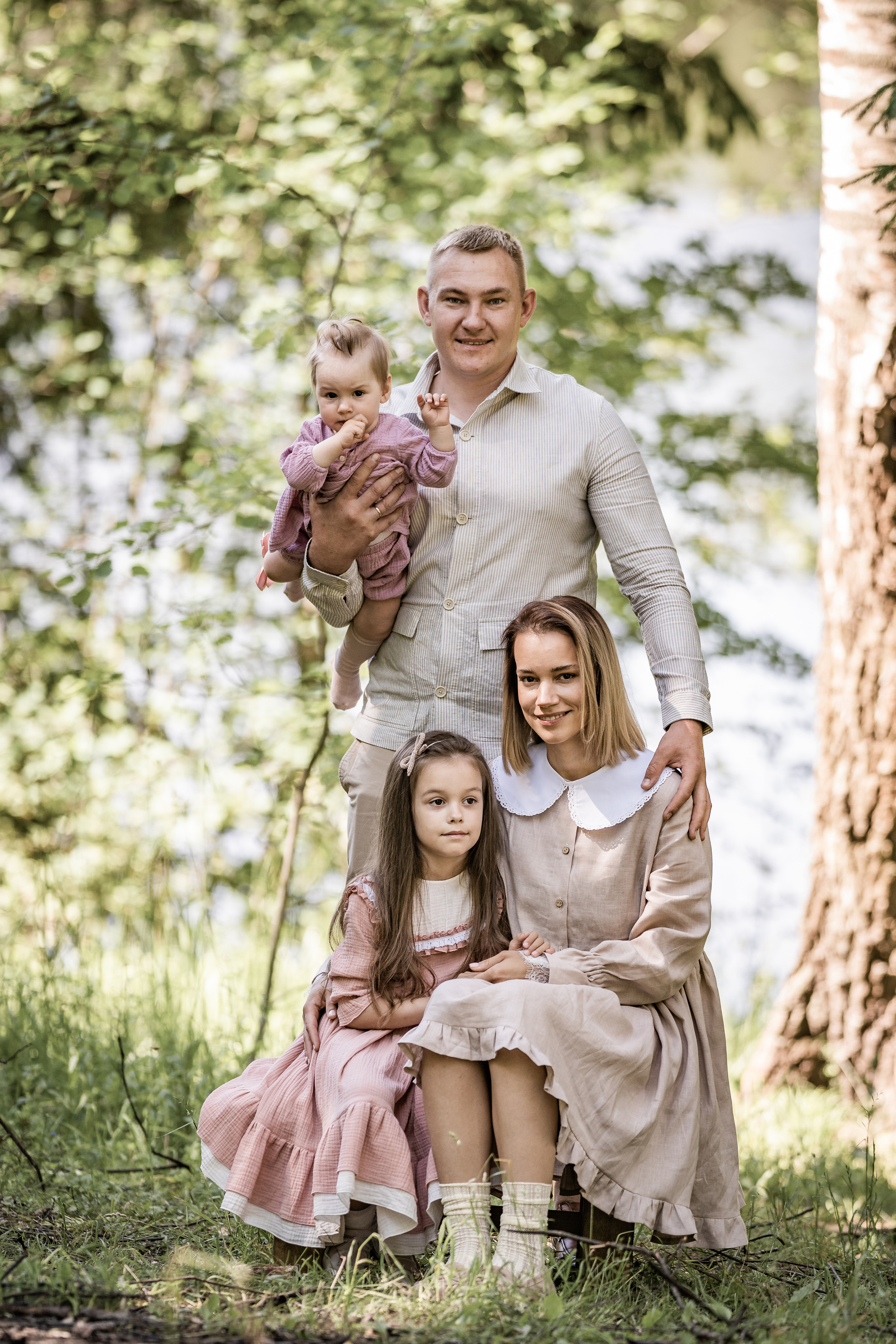 Олег, Елена, Полина и Ксюша. Семейный фотограф Ефремова Виктория