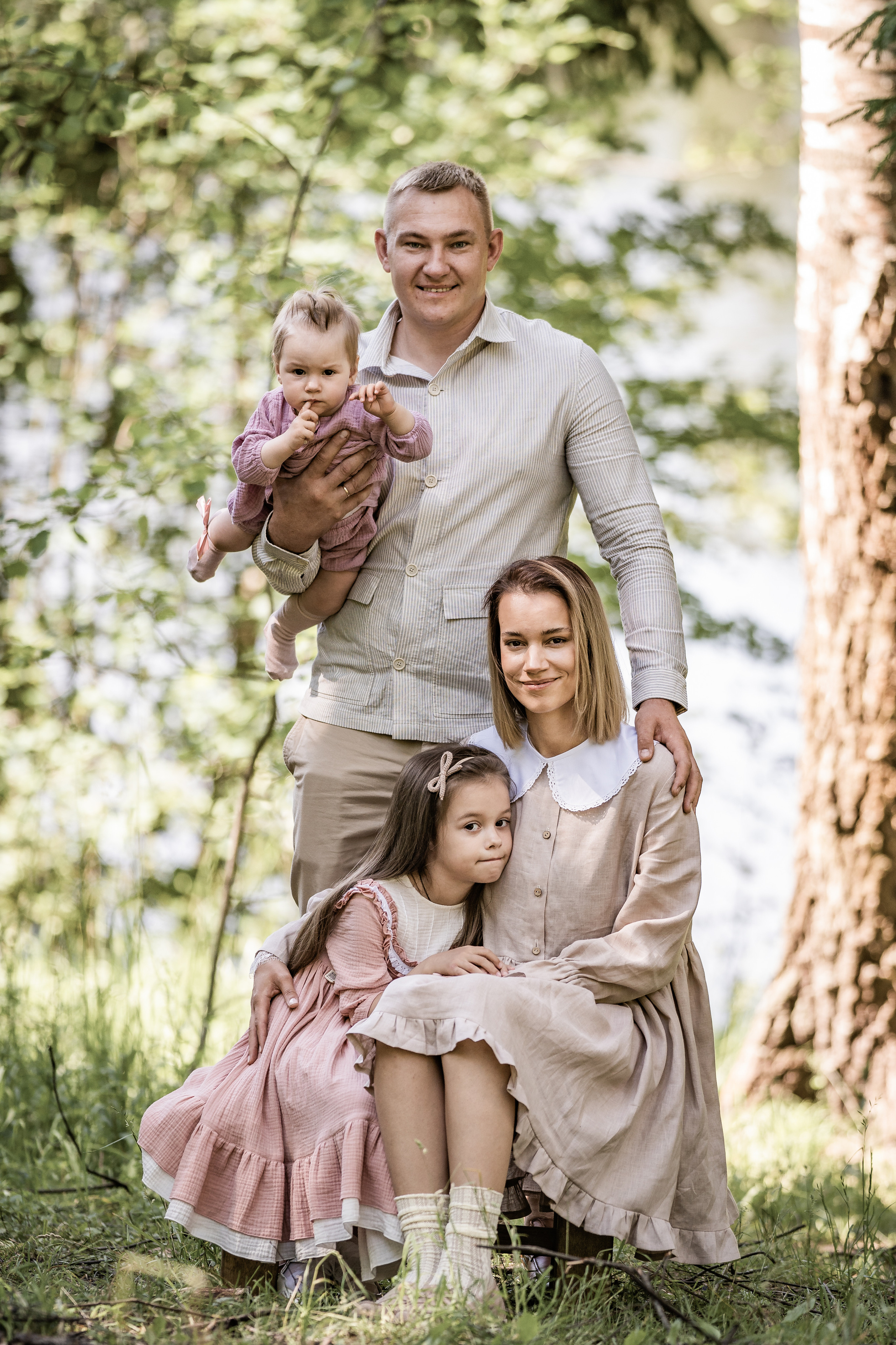 Олег, Елена, Полина и Ксюша. Семейный фотограф Ефремова Виктория