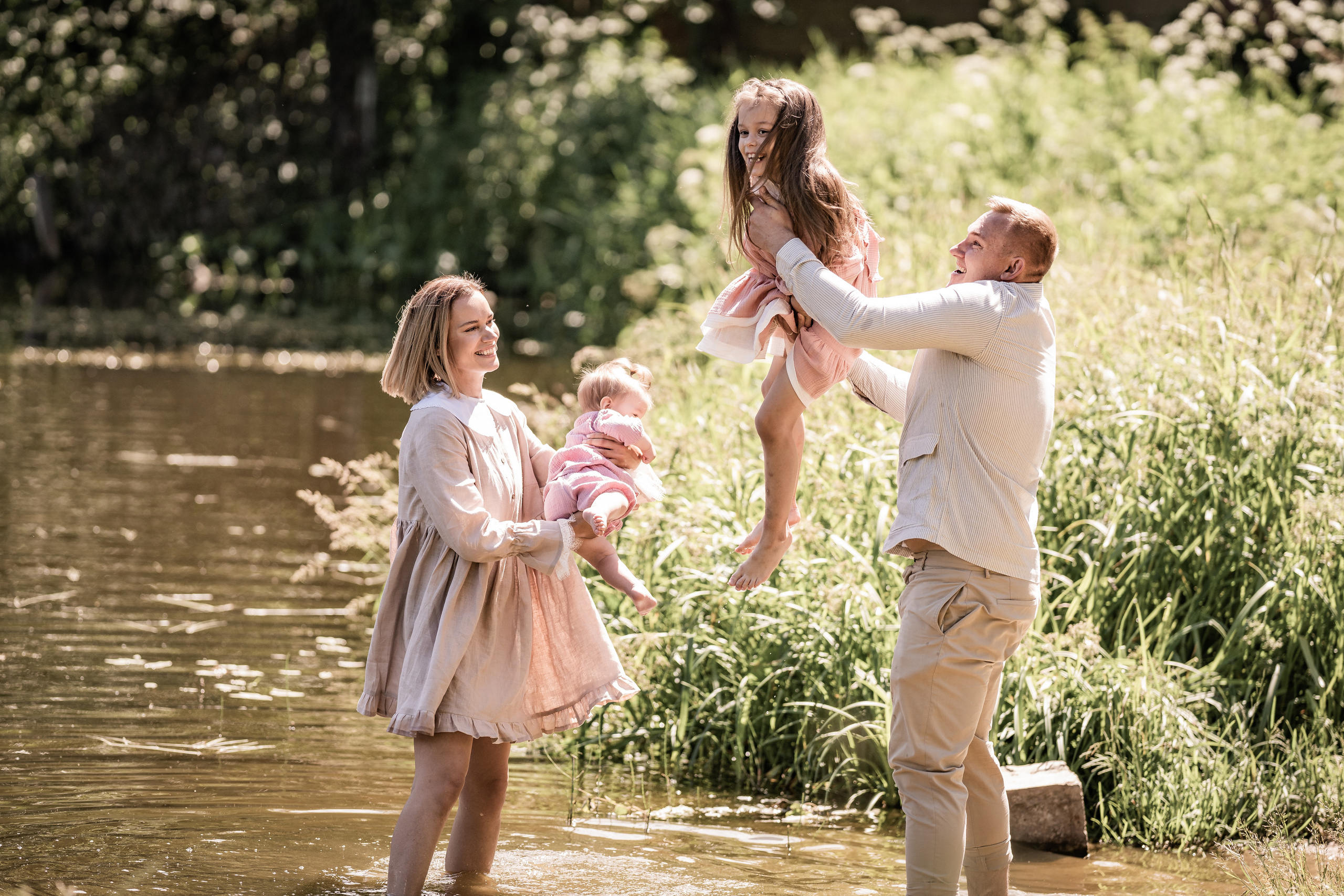 Олег, Елена, Полина и Ксюша. Семейный фотограф Ефремова Виктория