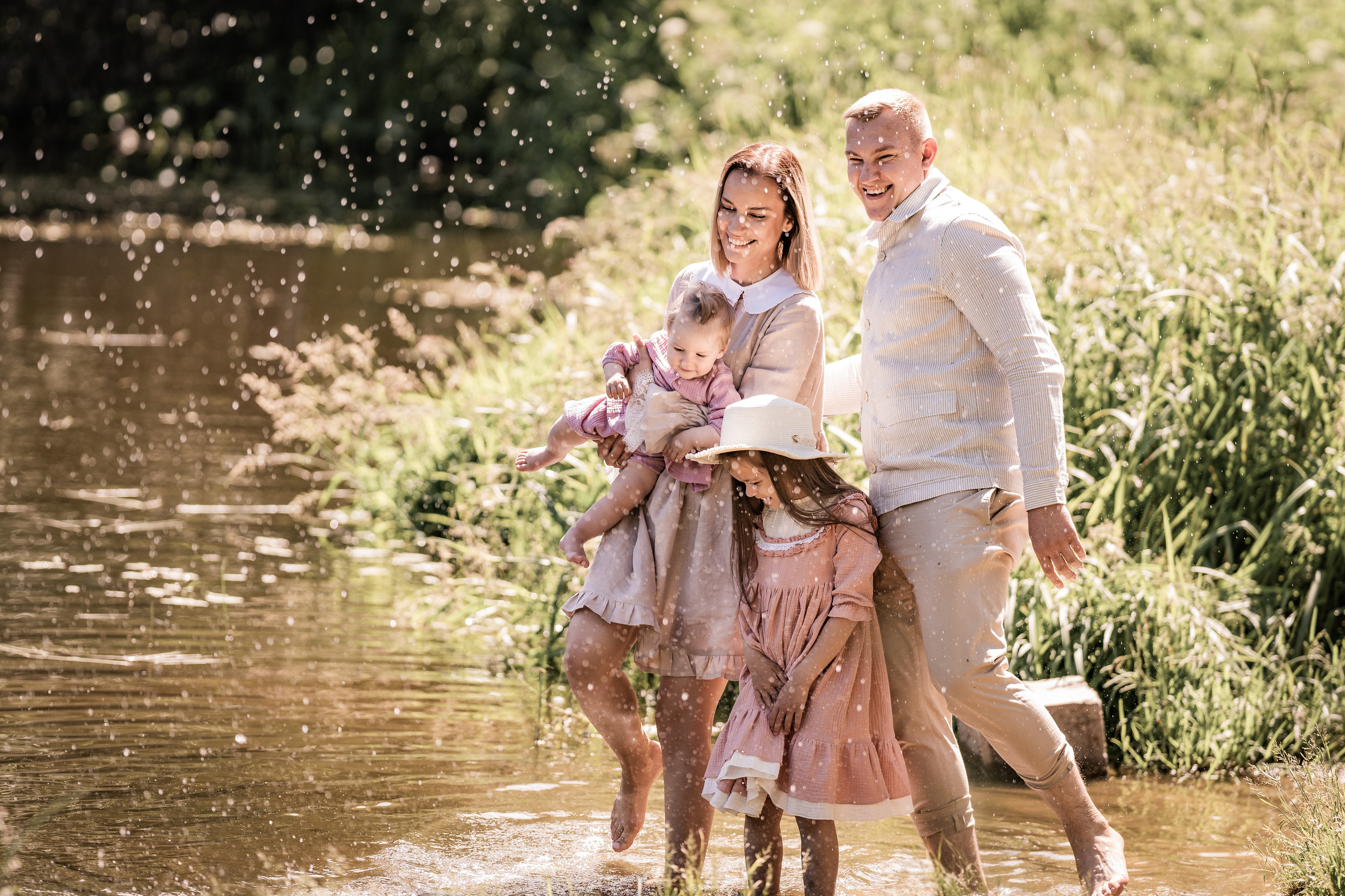 Олег, Елена, Полина и Ксюша. Семейный фотограф Ефремова Виктория