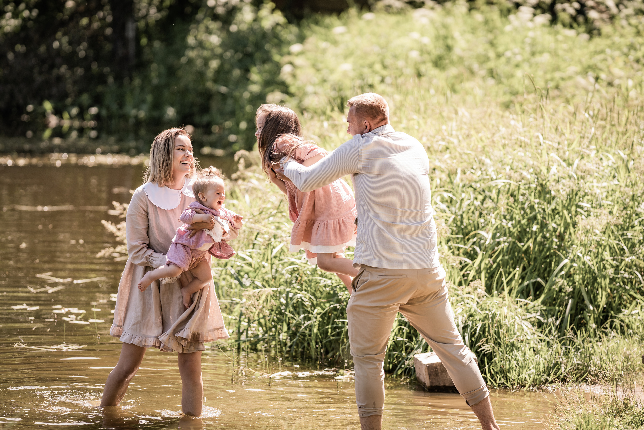 Олег, Елена, Полина и Ксюша. Семейный фотограф Ефремова Виктория