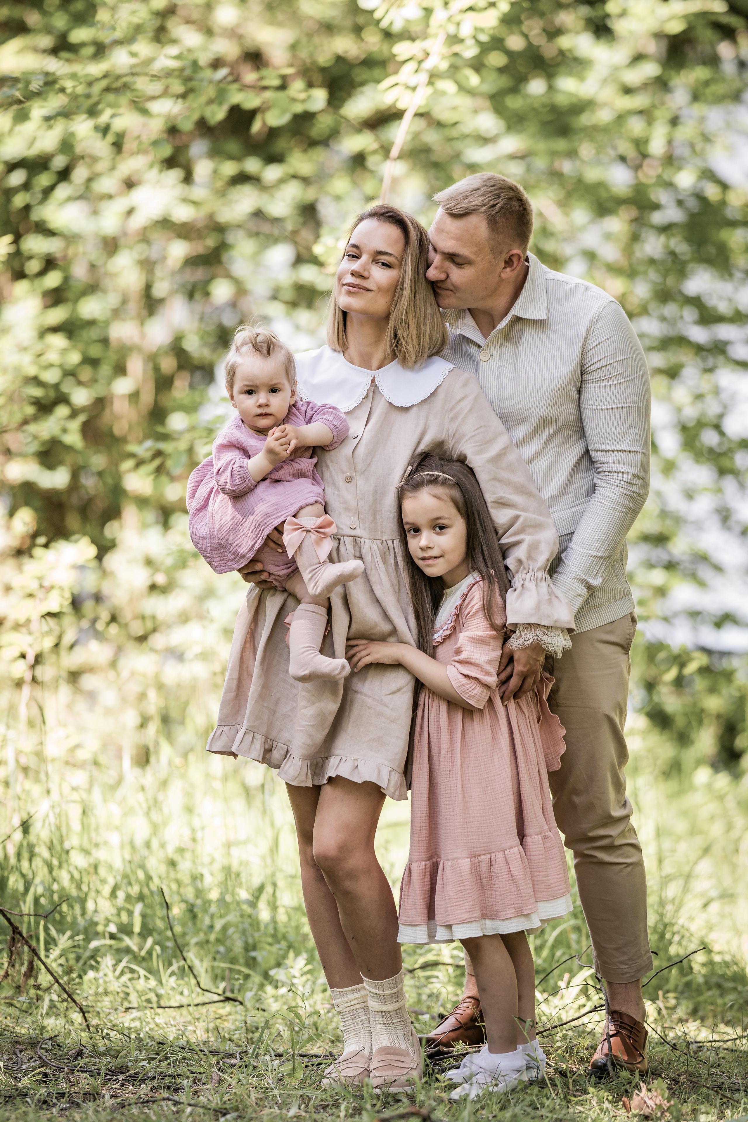 Олег, Елена, Полина и Ксюша. Семейный фотограф Ефремова Виктория