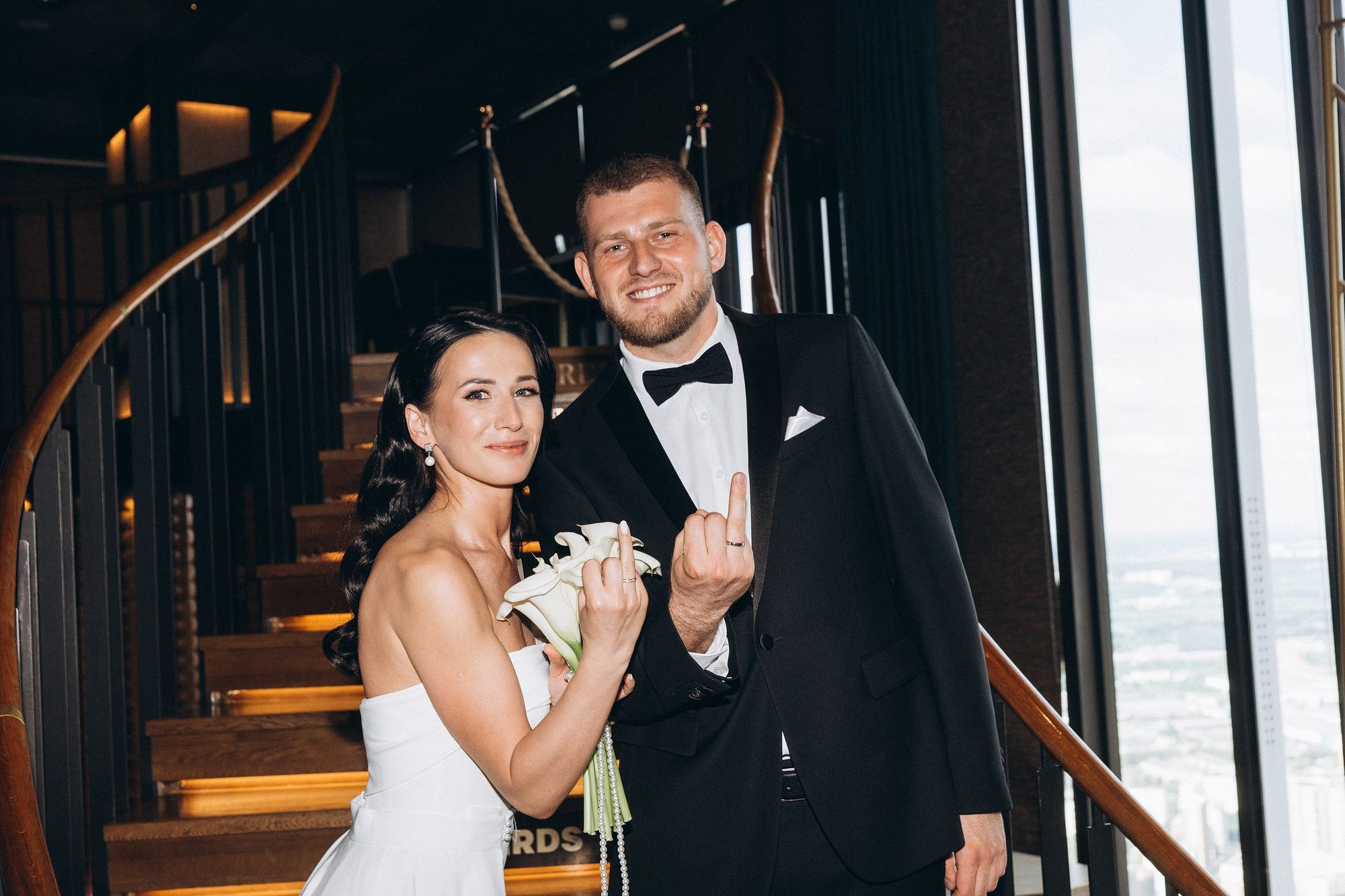 Свадебная фотосъемка в ресторане Birds. Сергей Гладков свадебный фотограф в Москве