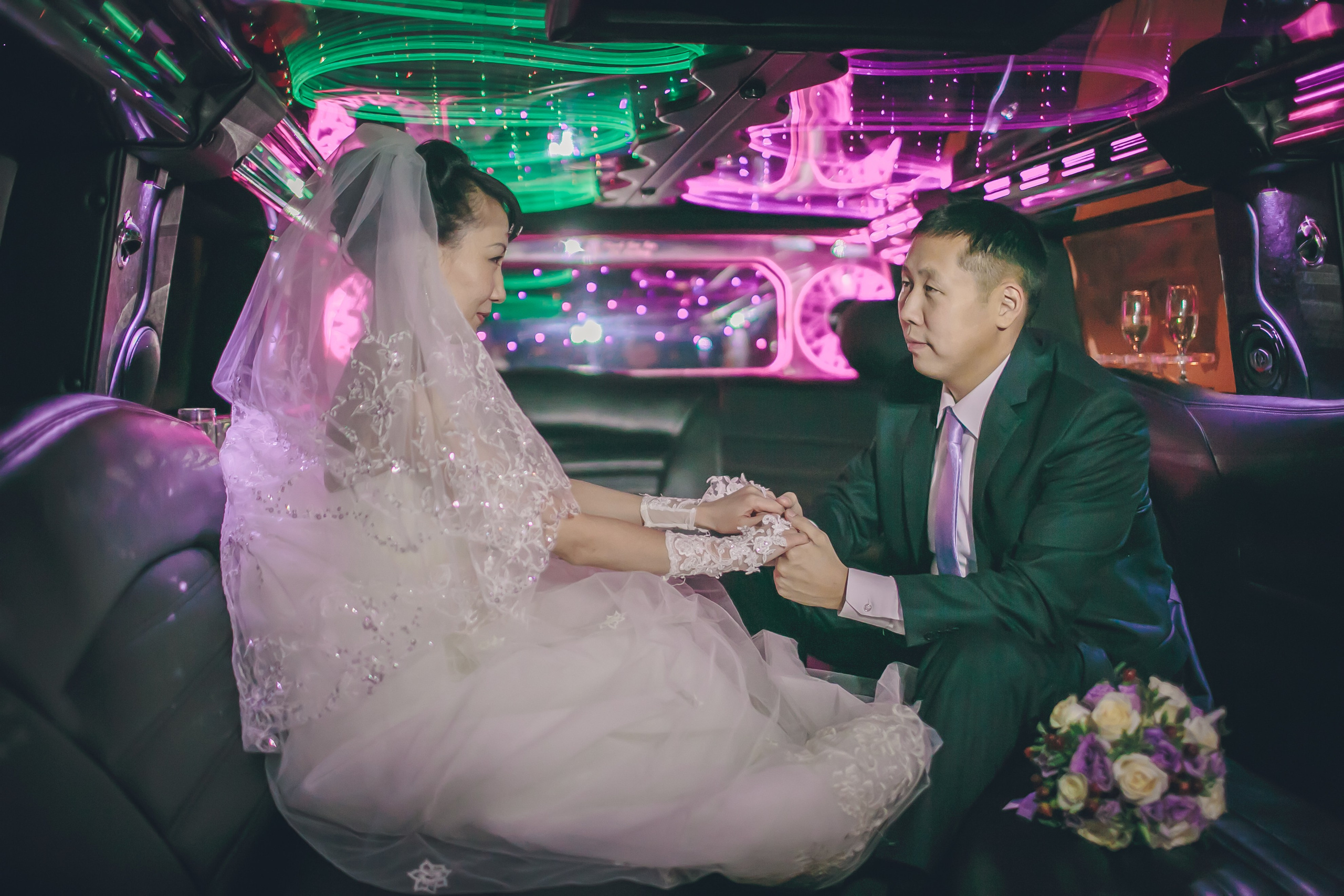 Зимнее свадебное фото. Фотограф Надежда Куин, Якутск