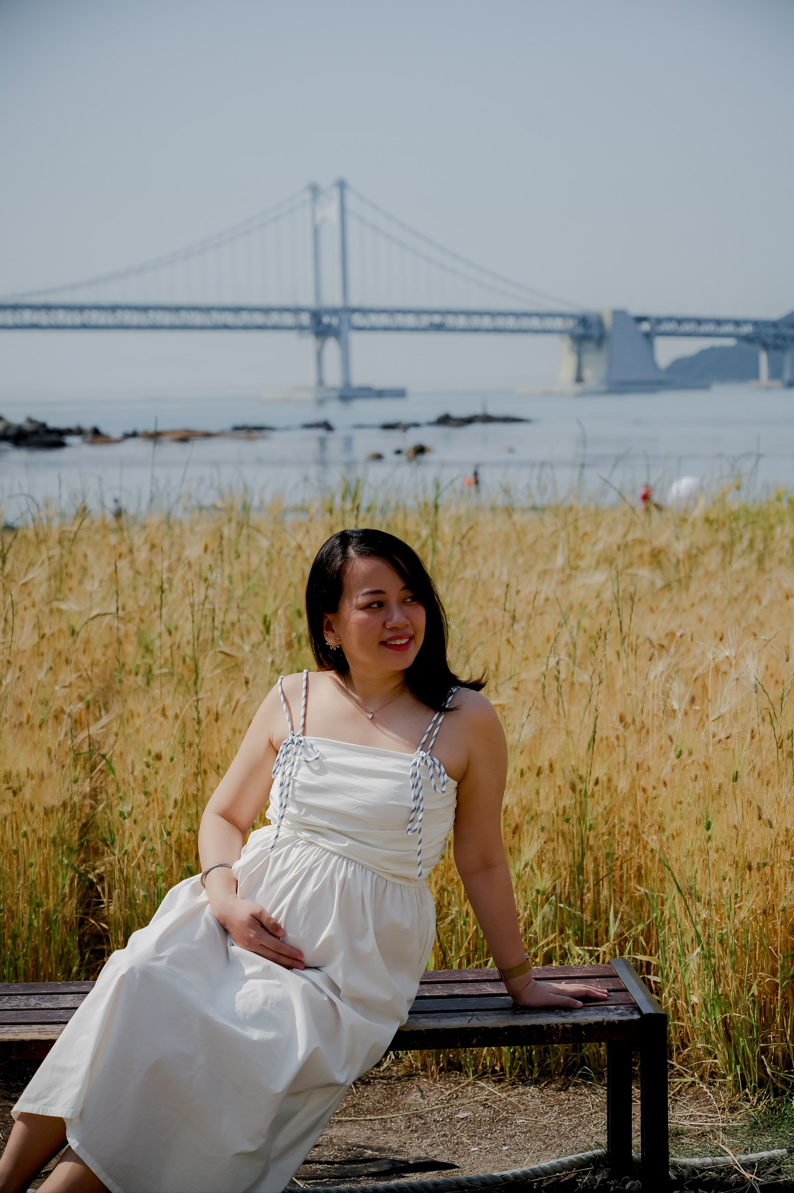 Maternity photoshoot at Gwangalli in Busan. Busan photographer | Фотограф Пусан