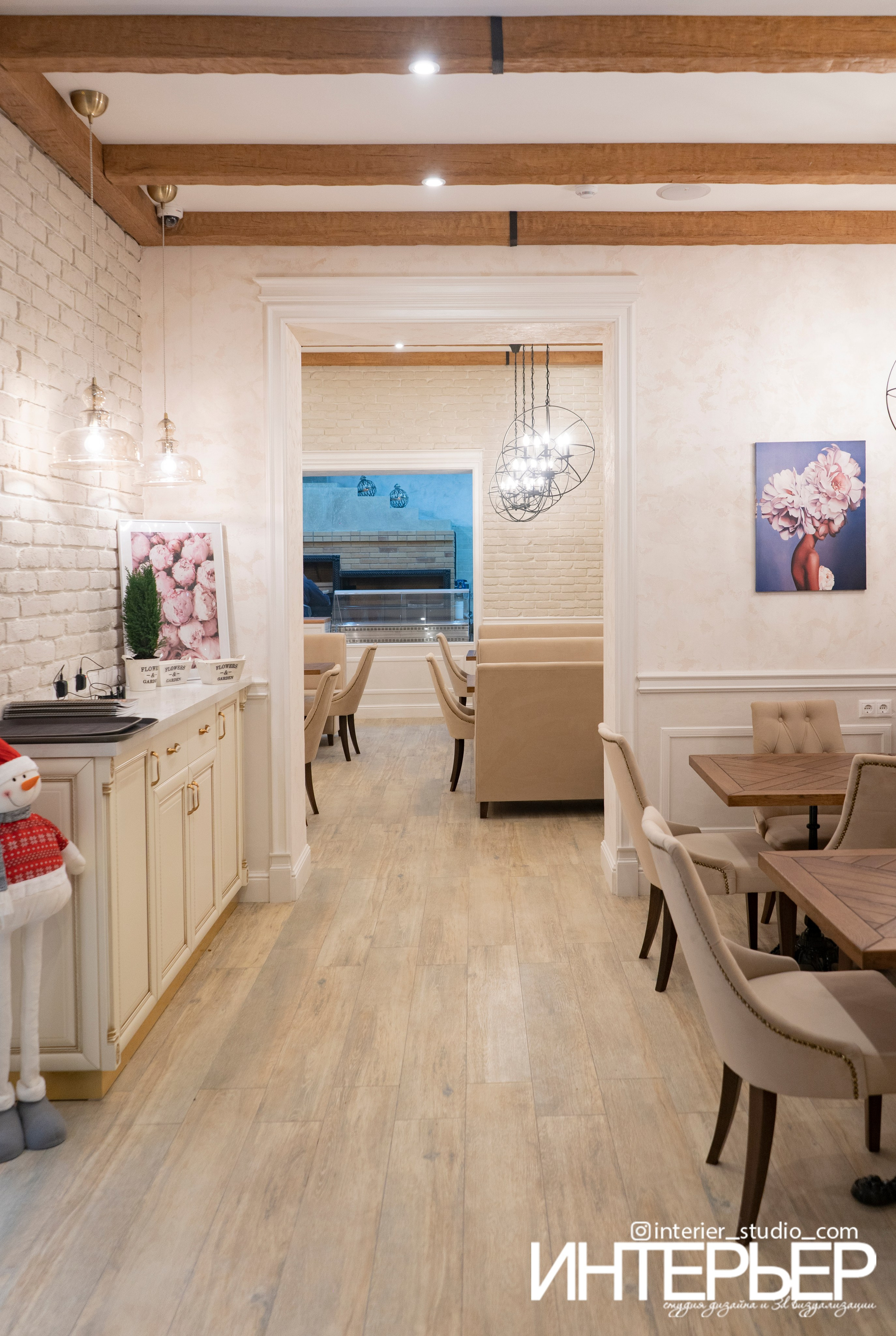 Кафе «Барбарис» г. Кисловодск. Дизайн интерьера, 3D визуализация и 3D моделирование. Создание проектов и чертежей. КМВ: Кисловодск, Пятигорск, Ессентуки и удаленно