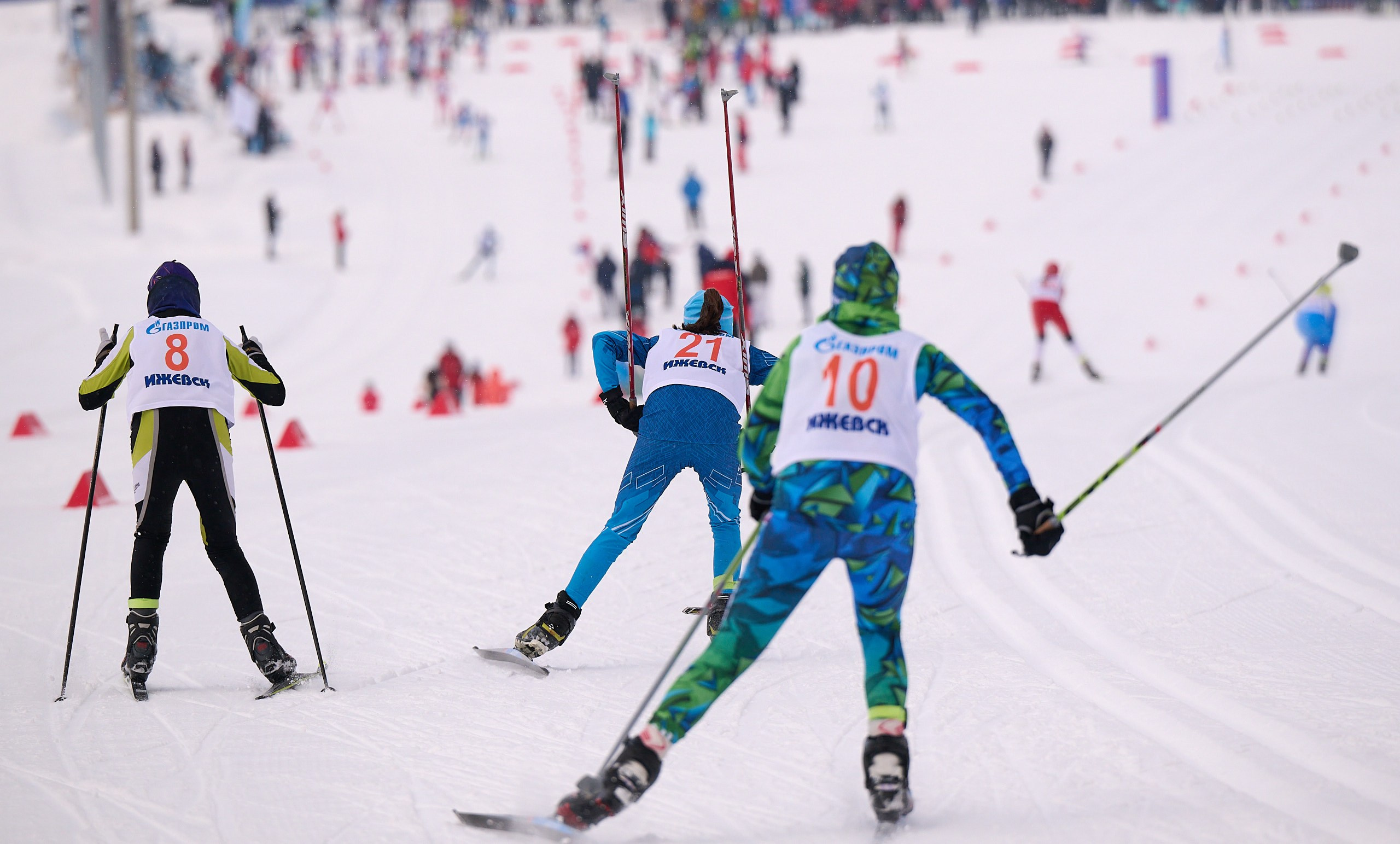 Всероссийские соревнования по лыжным гонкам «Пионерская правда». Ижевс. Спортивный репортажный фотограф в Ижевске Сергей Мерзляков