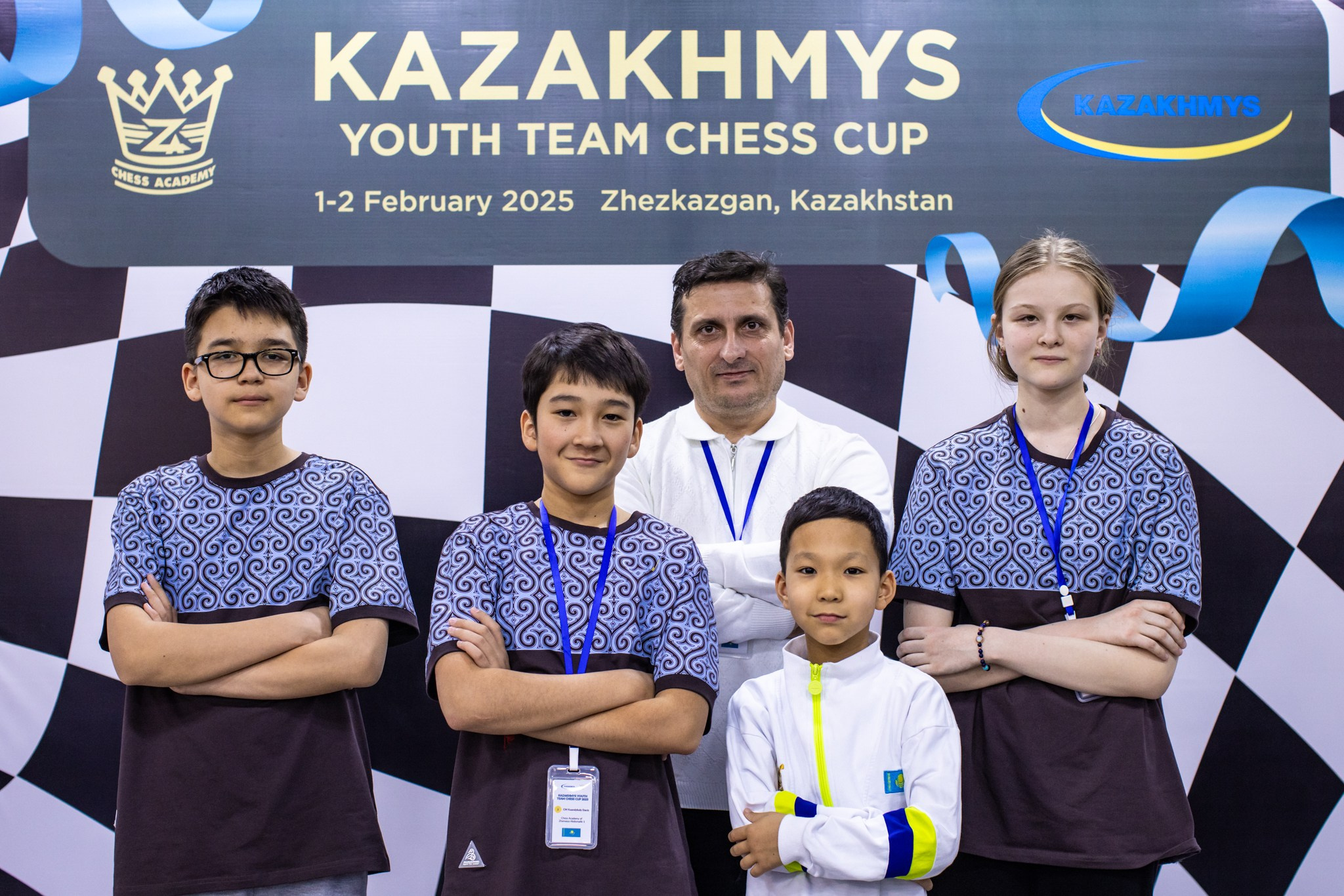 2025.02.02 KAZAKHMYS Youth Team Chess CUP 2025 — Day2_Teams. Фотограф Анна Штурман (репортажная съёмка любых событий и мероприятий) Anna Shtourman photographer
