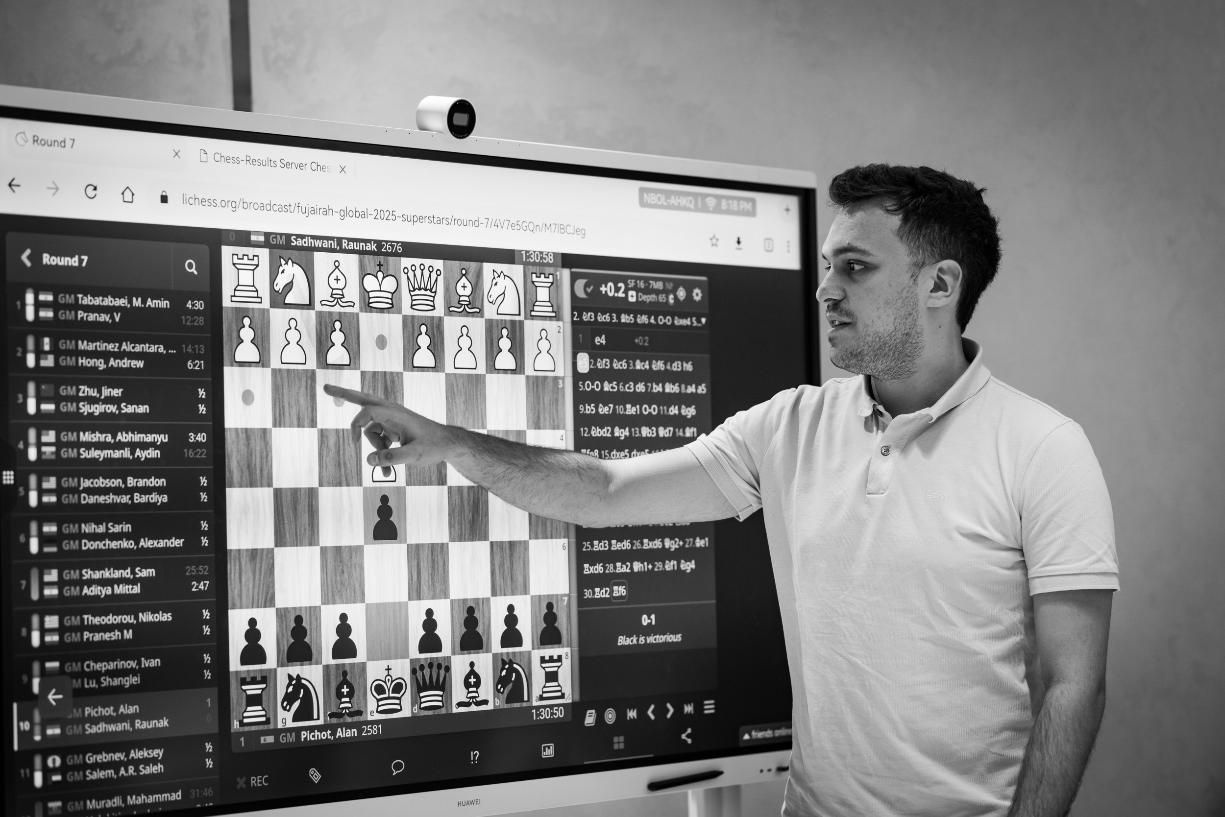 2025.08.30 1st. FUJAIRAH GLOBAL Chess Championship — Round7. Фотограф Анна Штурман (репортажная съёмка любых событий и мероприятий) Anna Shtourman photographer