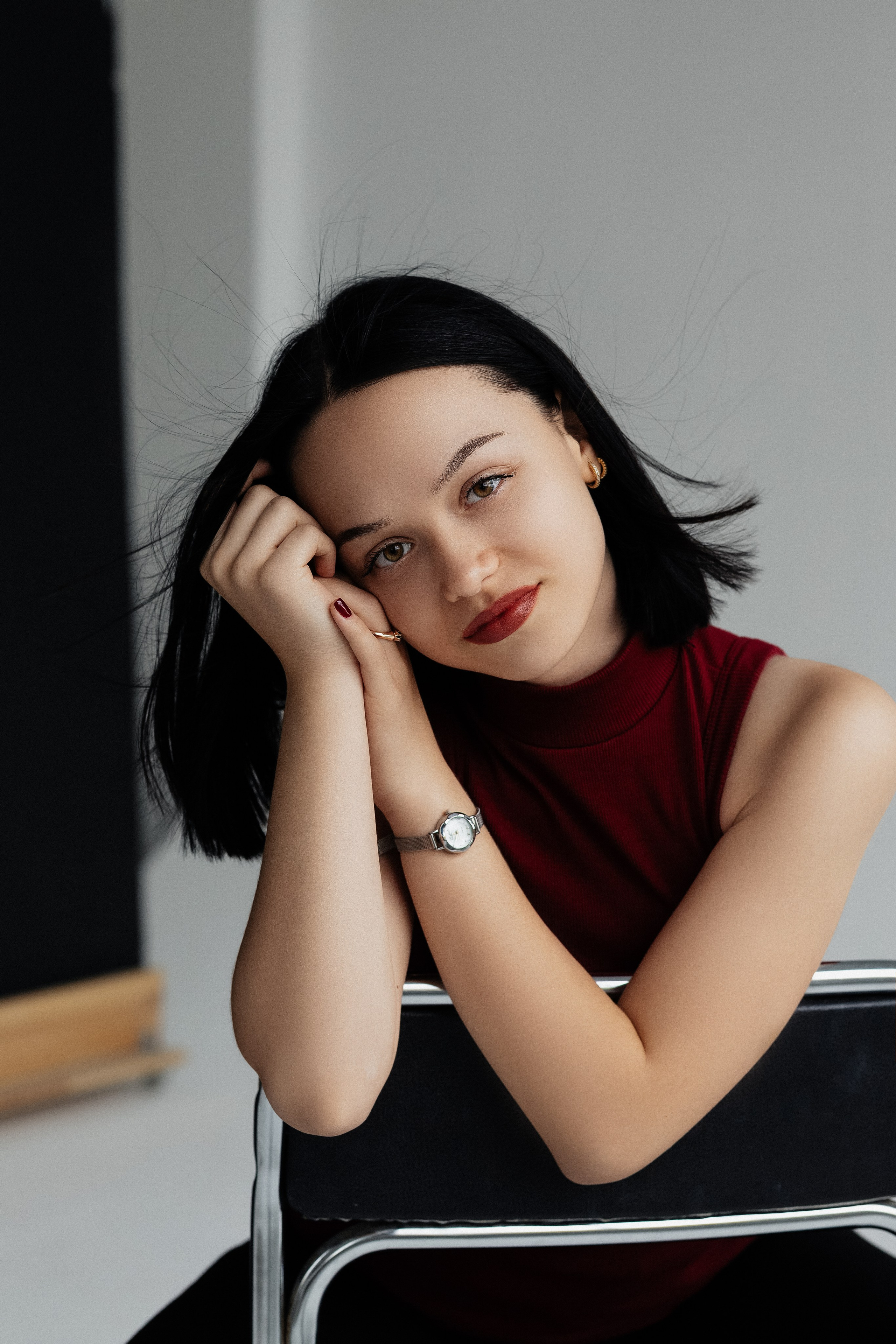 Женский портрет в студии. Фотограф Минск