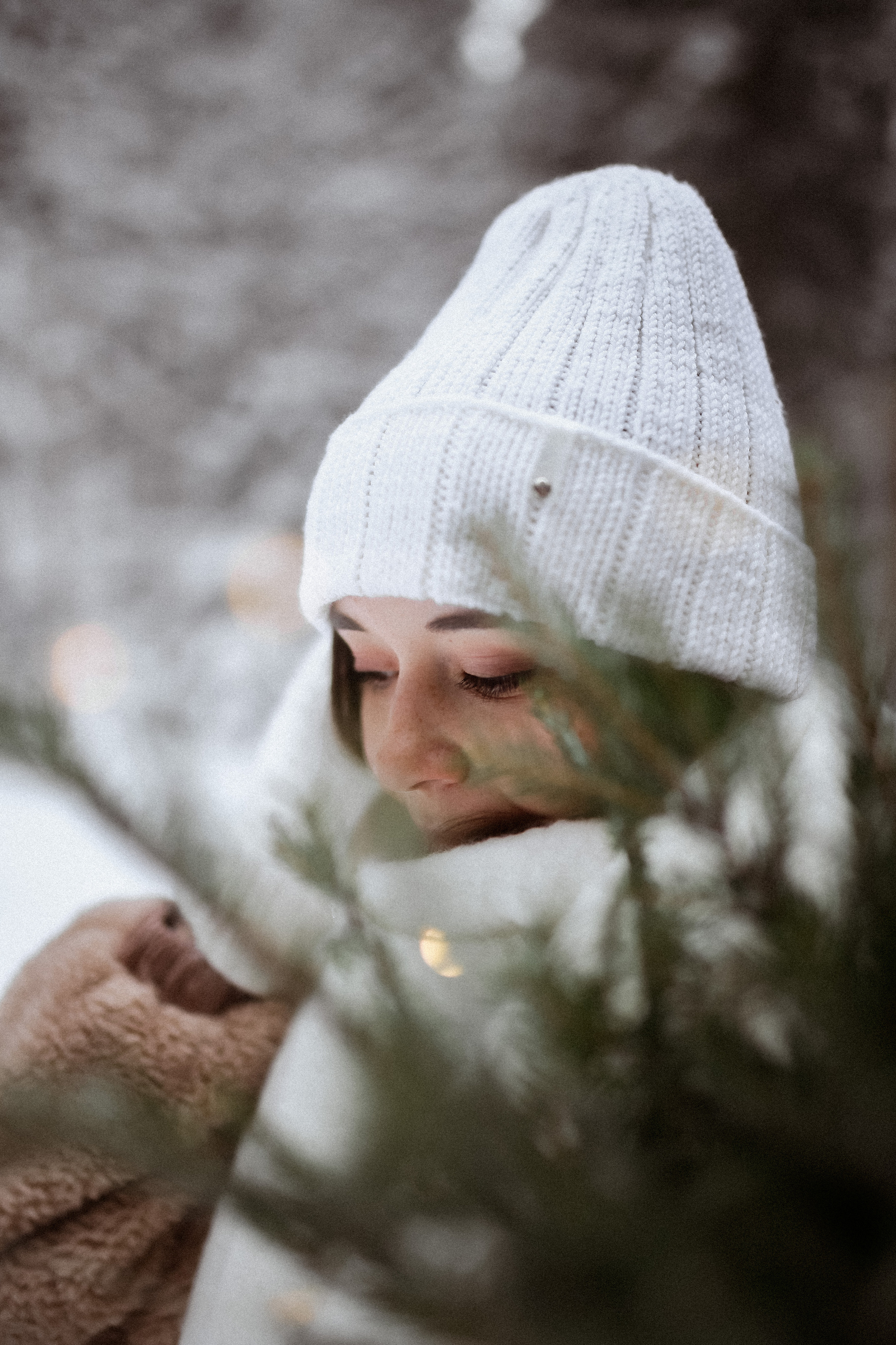 Полина. Съёмка в зимнем лесу. Фотограф НОГИНСК, Москва, Анастасия Белая