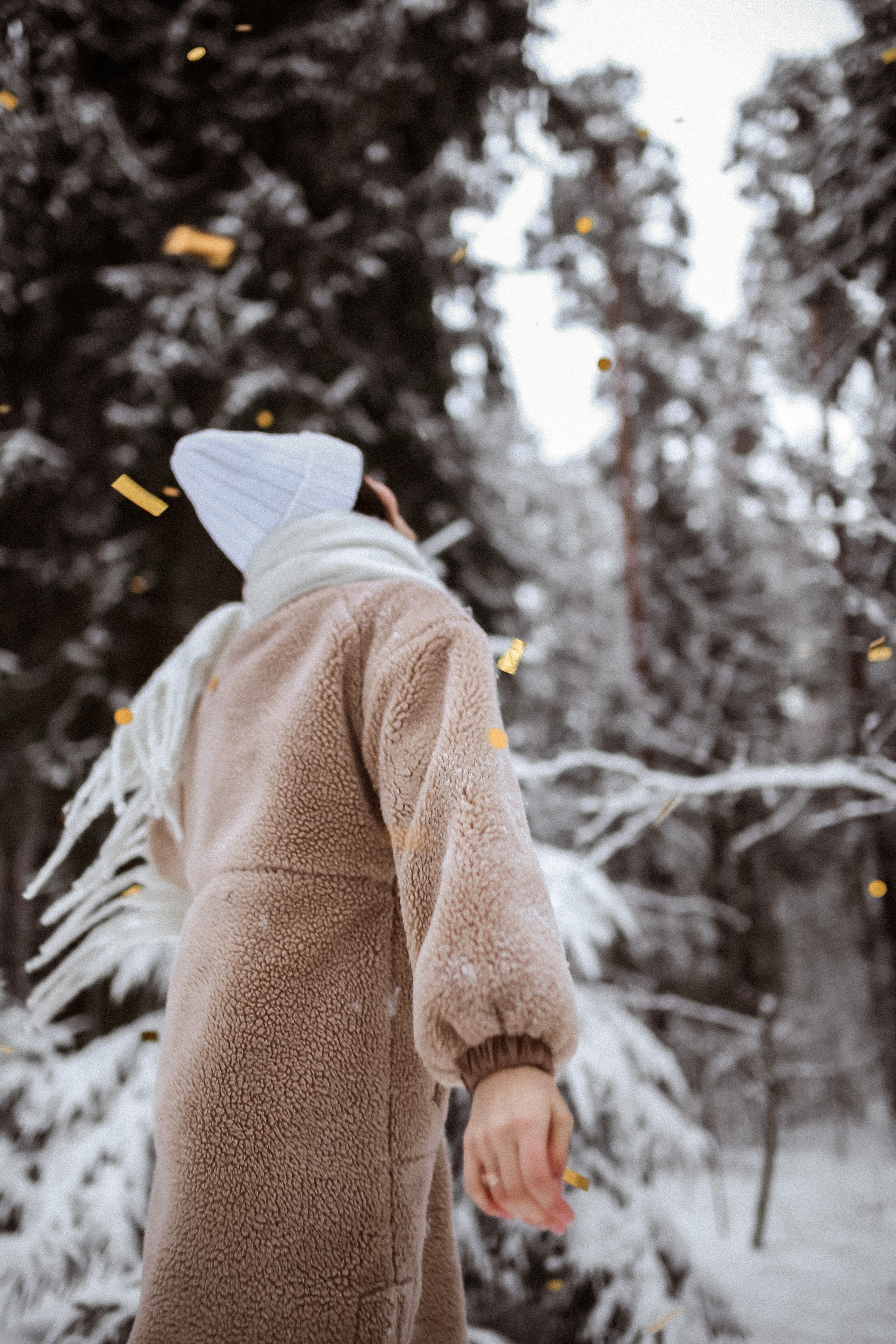 Полина. Съёмка в зимнем лесу. Фотограф НОГИНСК, Москва, Анастасия Белая