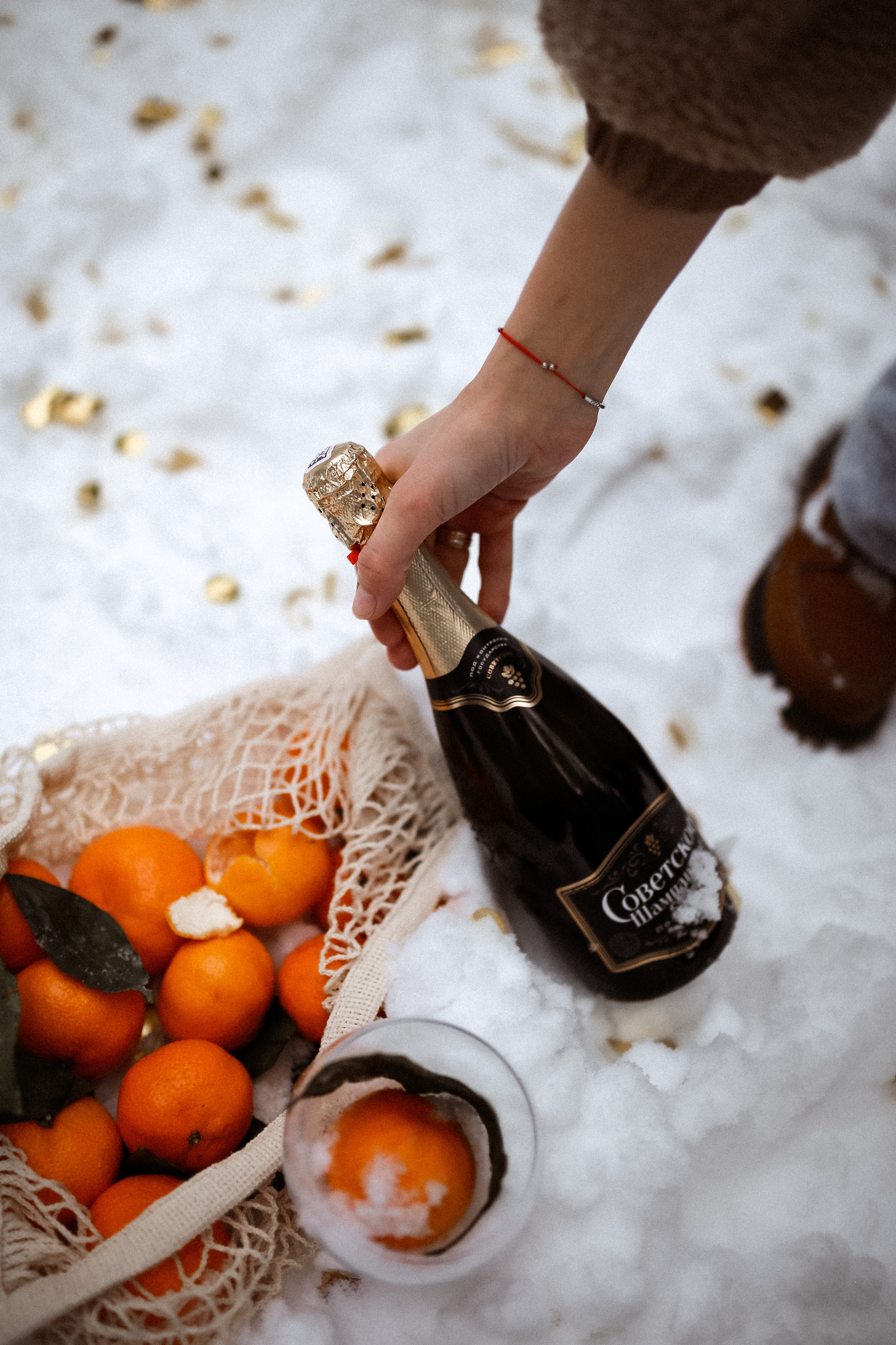 Полина. Съёмка в зимнем лесу. Фотограф НОГИНСК, Москва, Анастасия Белая