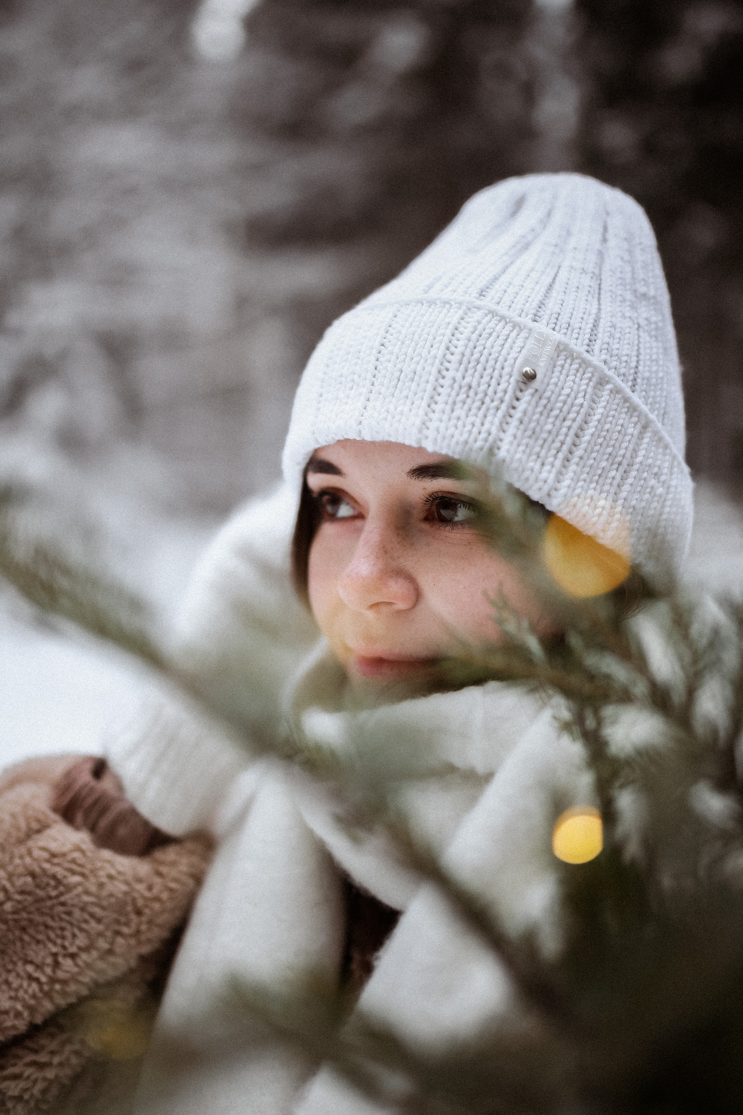 Полина. Съёмка в зимнем лесу. Фотограф НОГИНСК, Москва, Анастасия Белая
