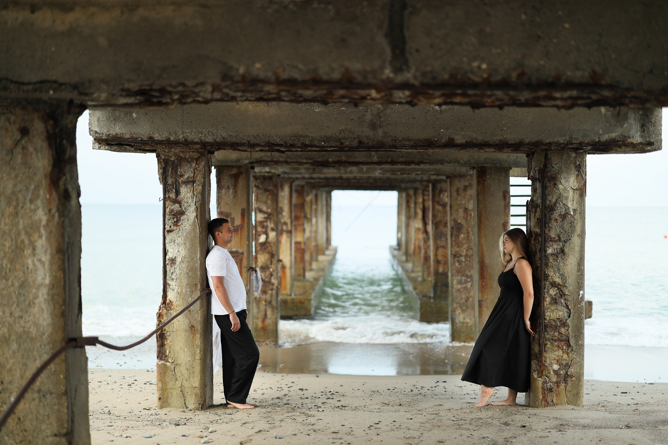 Love story на пляже Сухума. Свадебный и семейный фотограф в Абхазии Жанна Соснина
