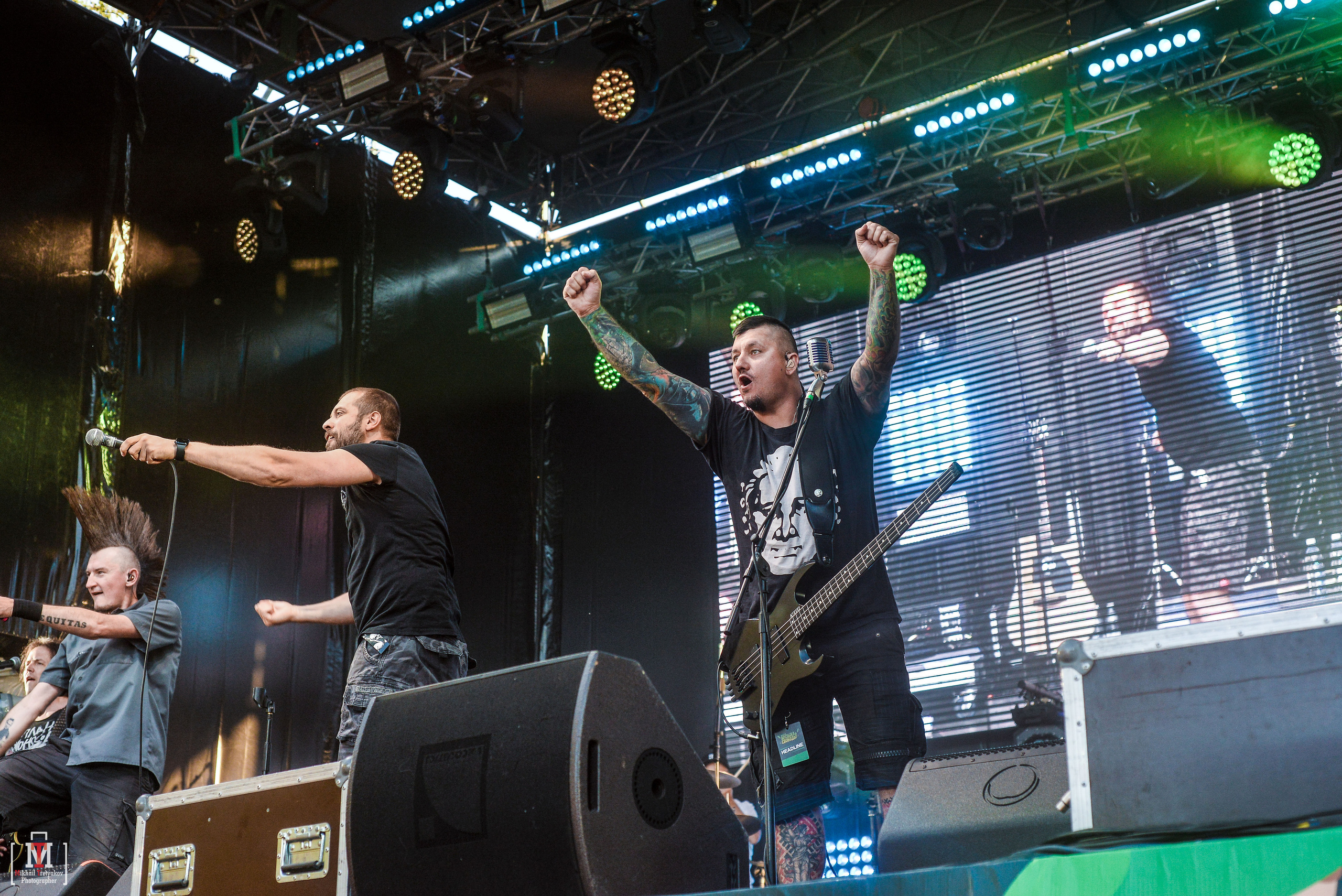 Солист Плана Ломоносова на сцене Музыки Свободы