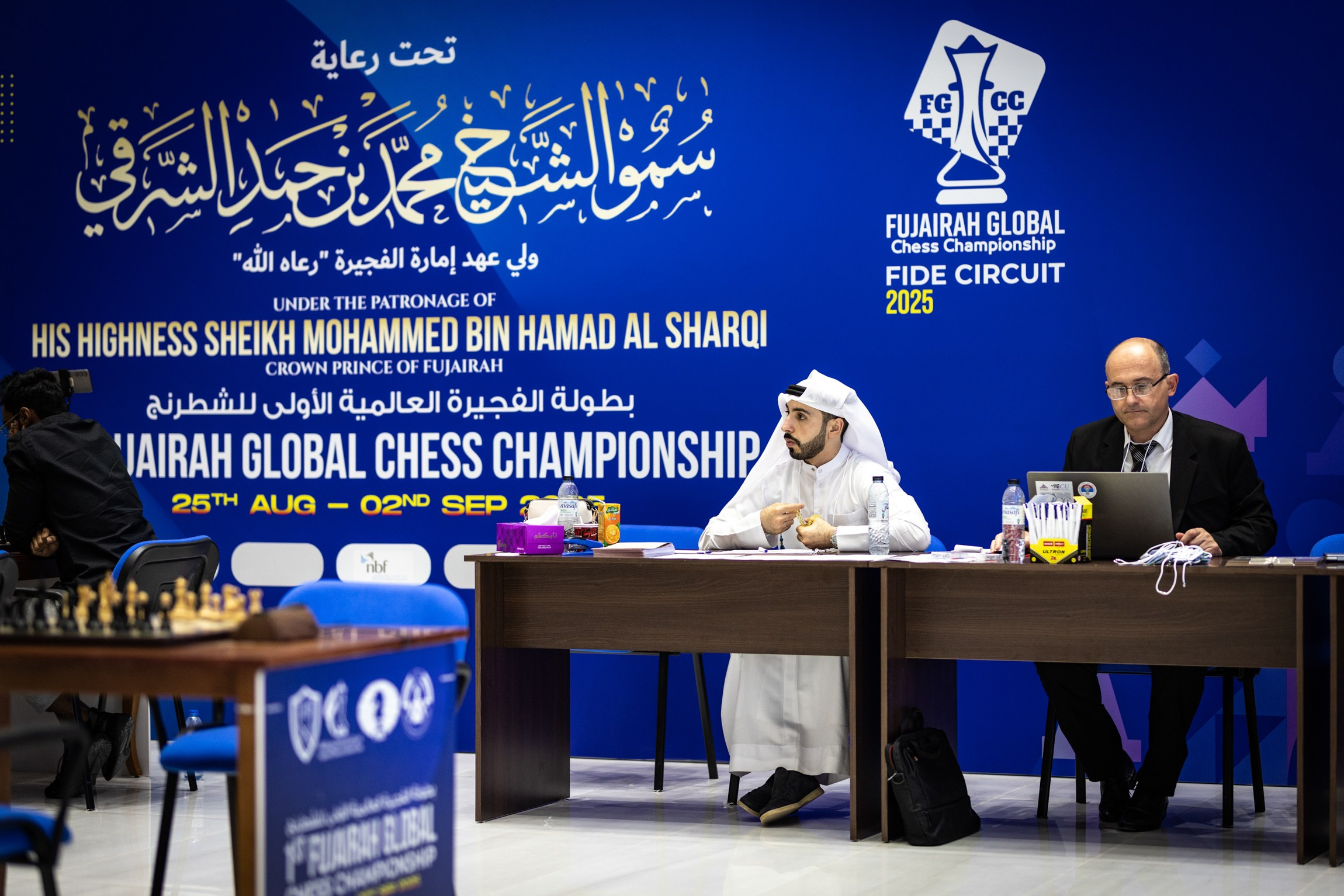 2025.08.25 1st. FUJAIRAH GLOBAL Chess Championship — Round1. Фотограф Анна Штурман (репортажная съёмка любых событий и мероприятий) Anna Shtourman photographer