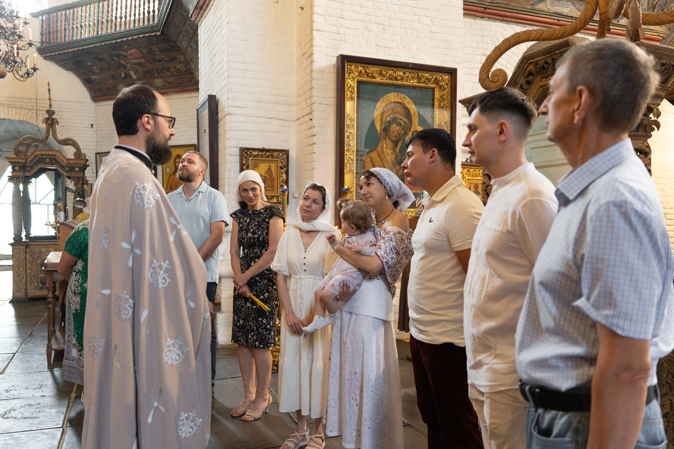 Крестины Майи в Старочеркасском Воскресенском войсковом соборе