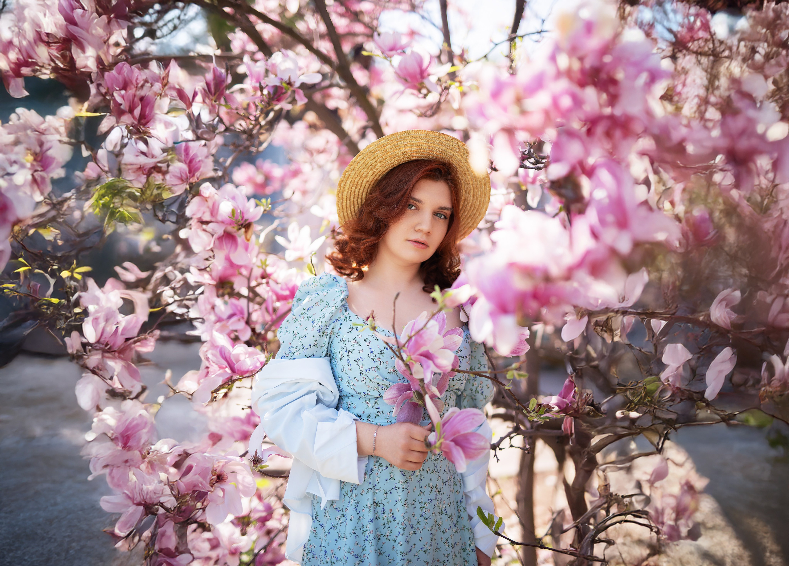 Съемки в магнолии. Детский и семейный фотограф Москва Рязань