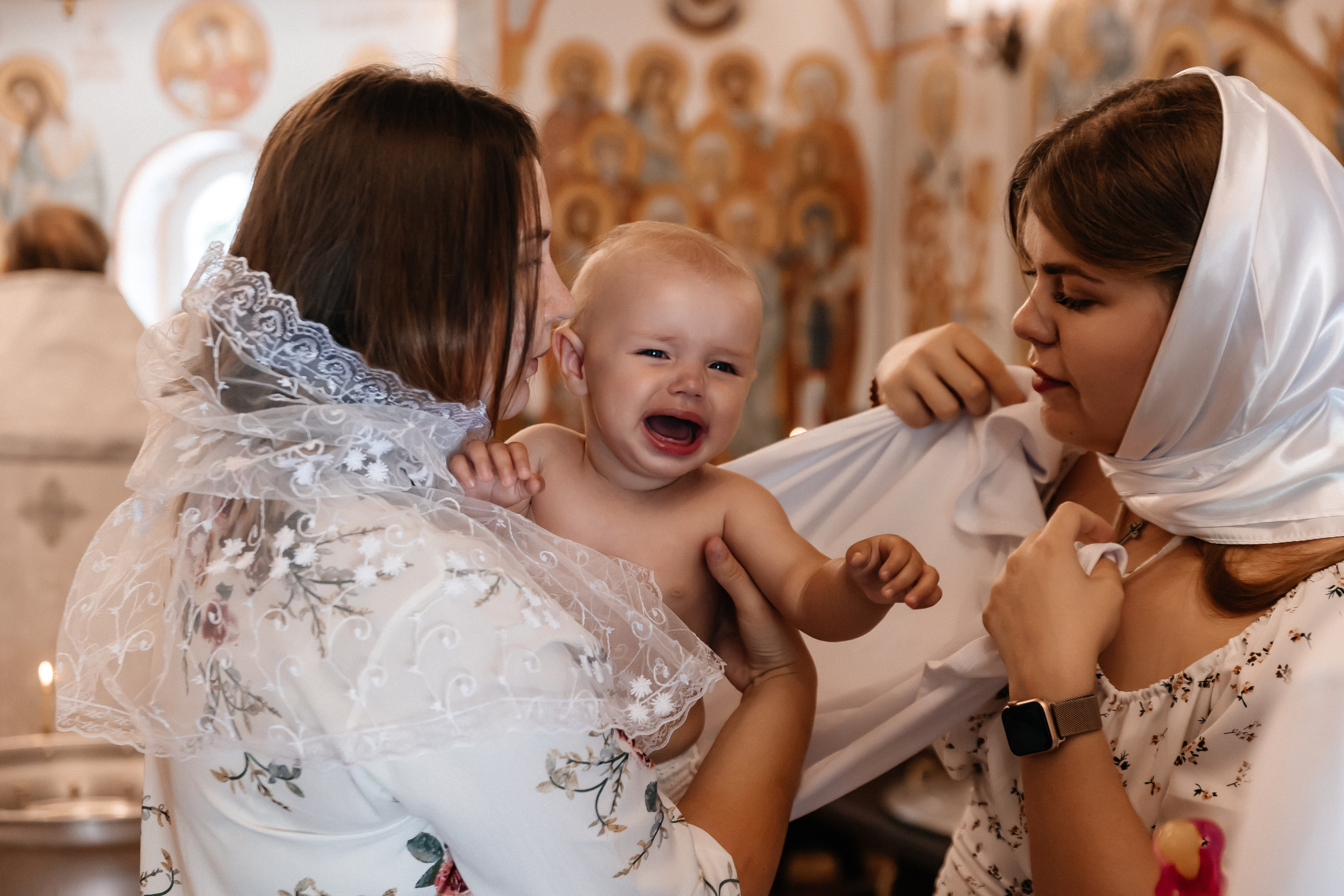 Крещение Юли. Семейный фотограф Минск Усова Ольга