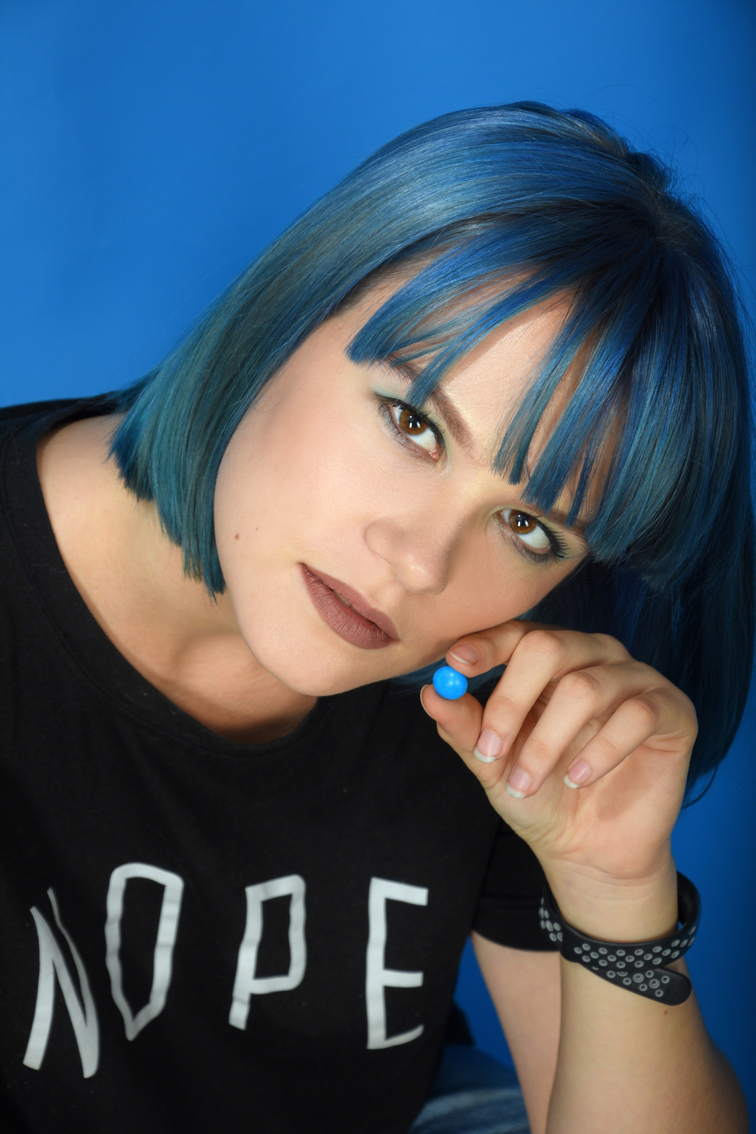Blue hair. Фотограф Сергей Феденко