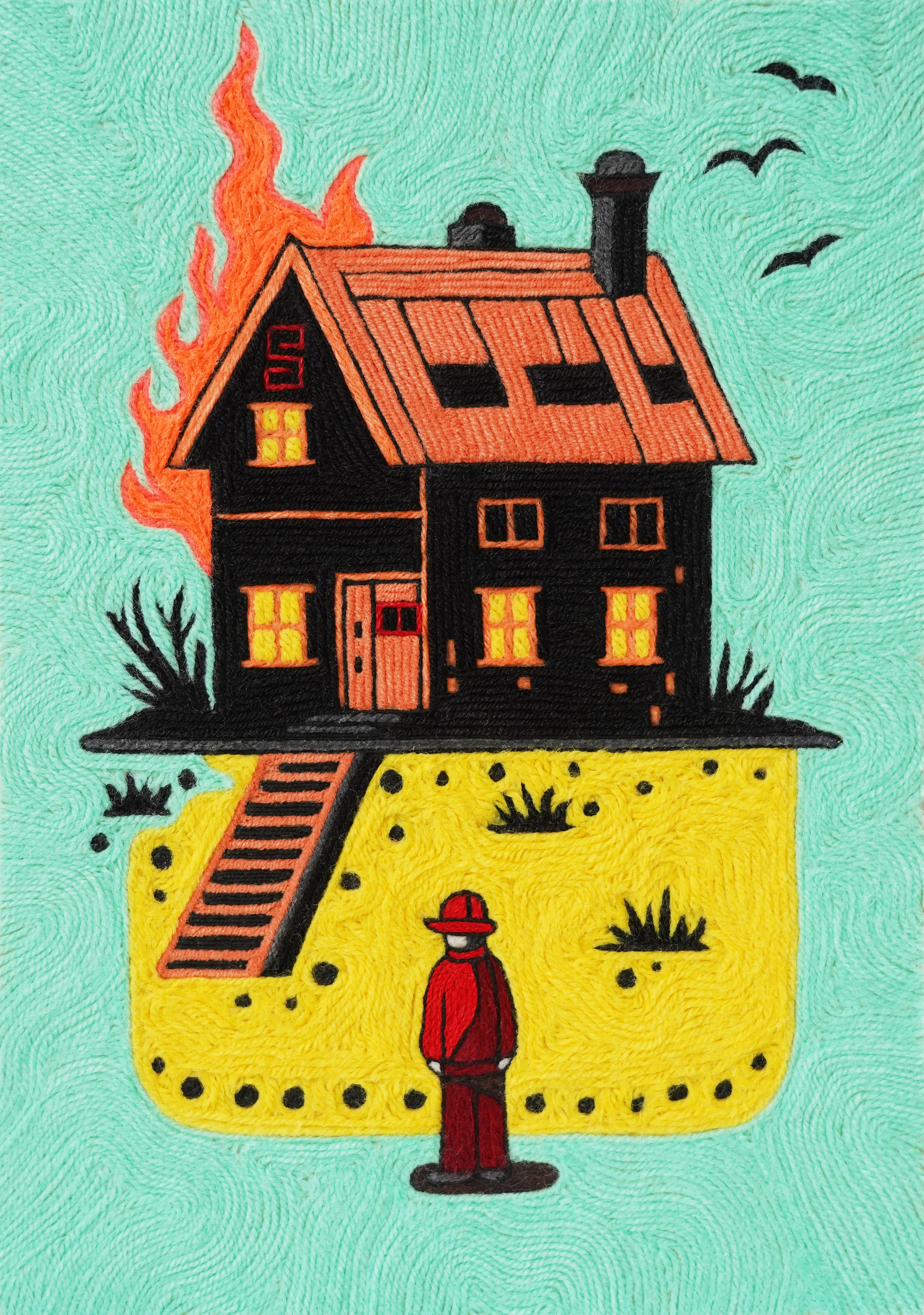 Серия авторских картин «Дом». Художник Katya Warped г. Чебоксары