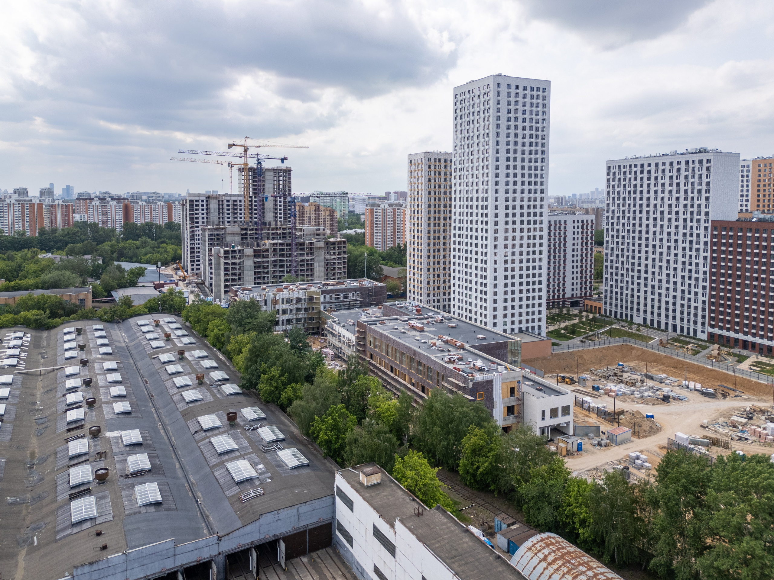 Aerial shoots in architecture. Professional photographer Alexey Nikitin in Moscow