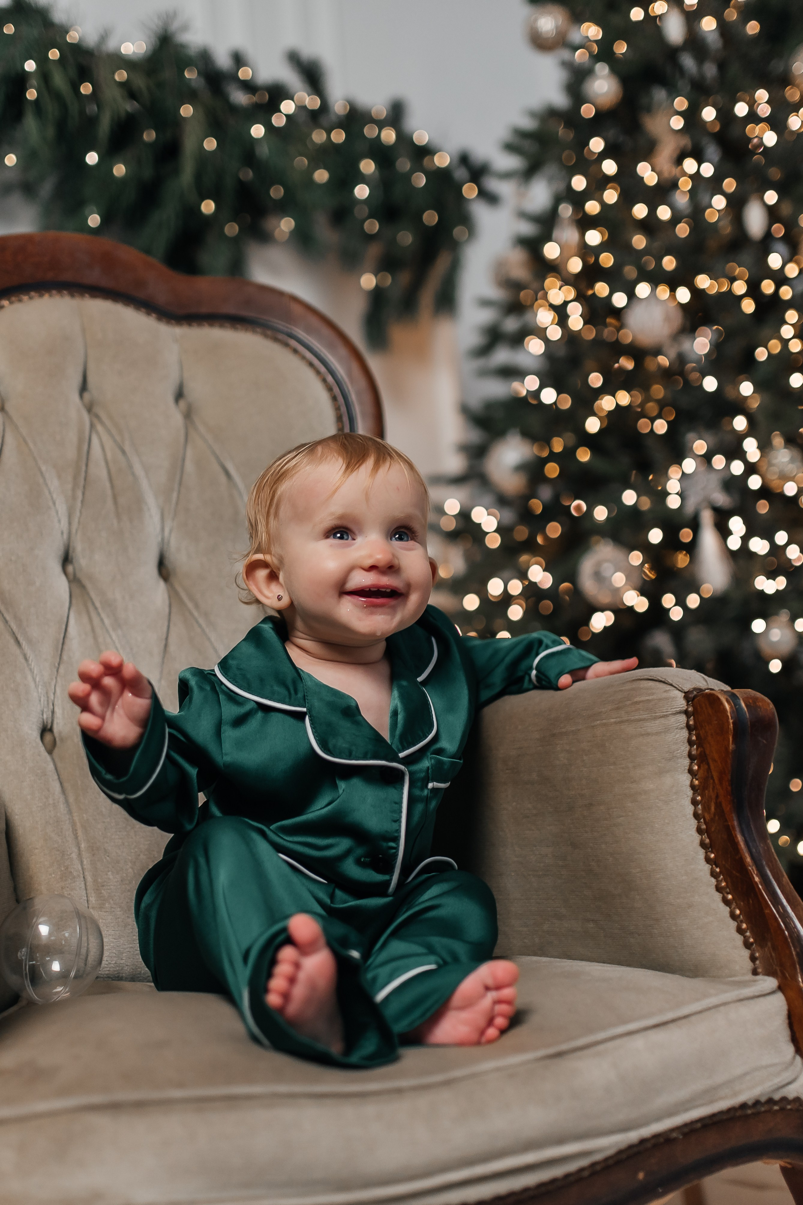 Мама, папа, дочь (атласные пижамы). Фотограф в Дзержинске Наташа Баева