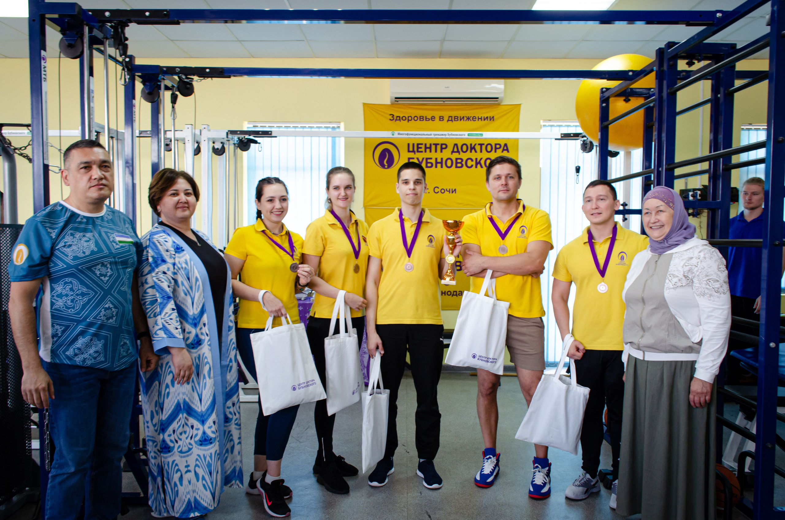 Медицинское спортивное мероприятие. Фотограф